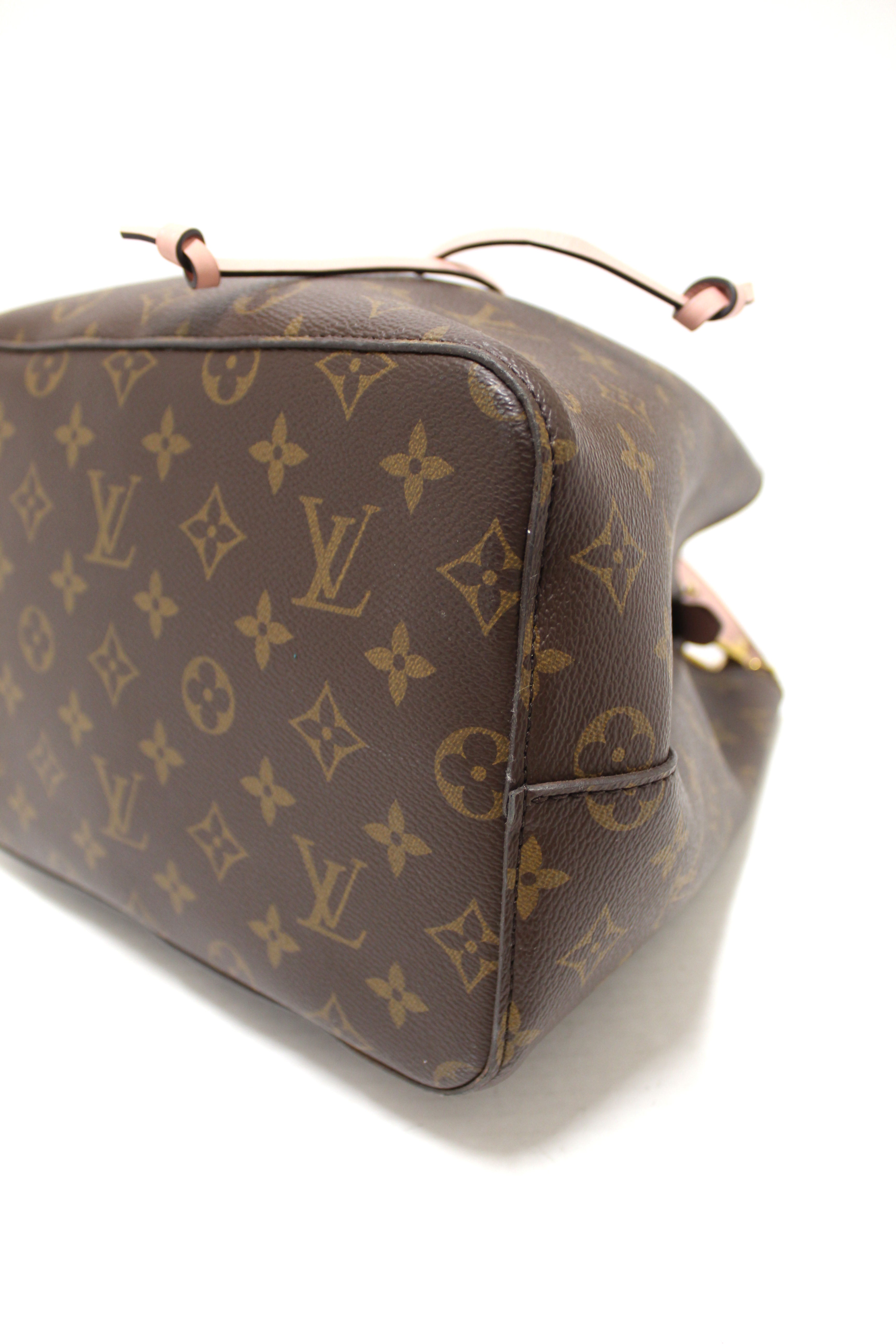 Authentic Louis Vuitton Classic Monogram Pink NeoNoe Shoulder Bag