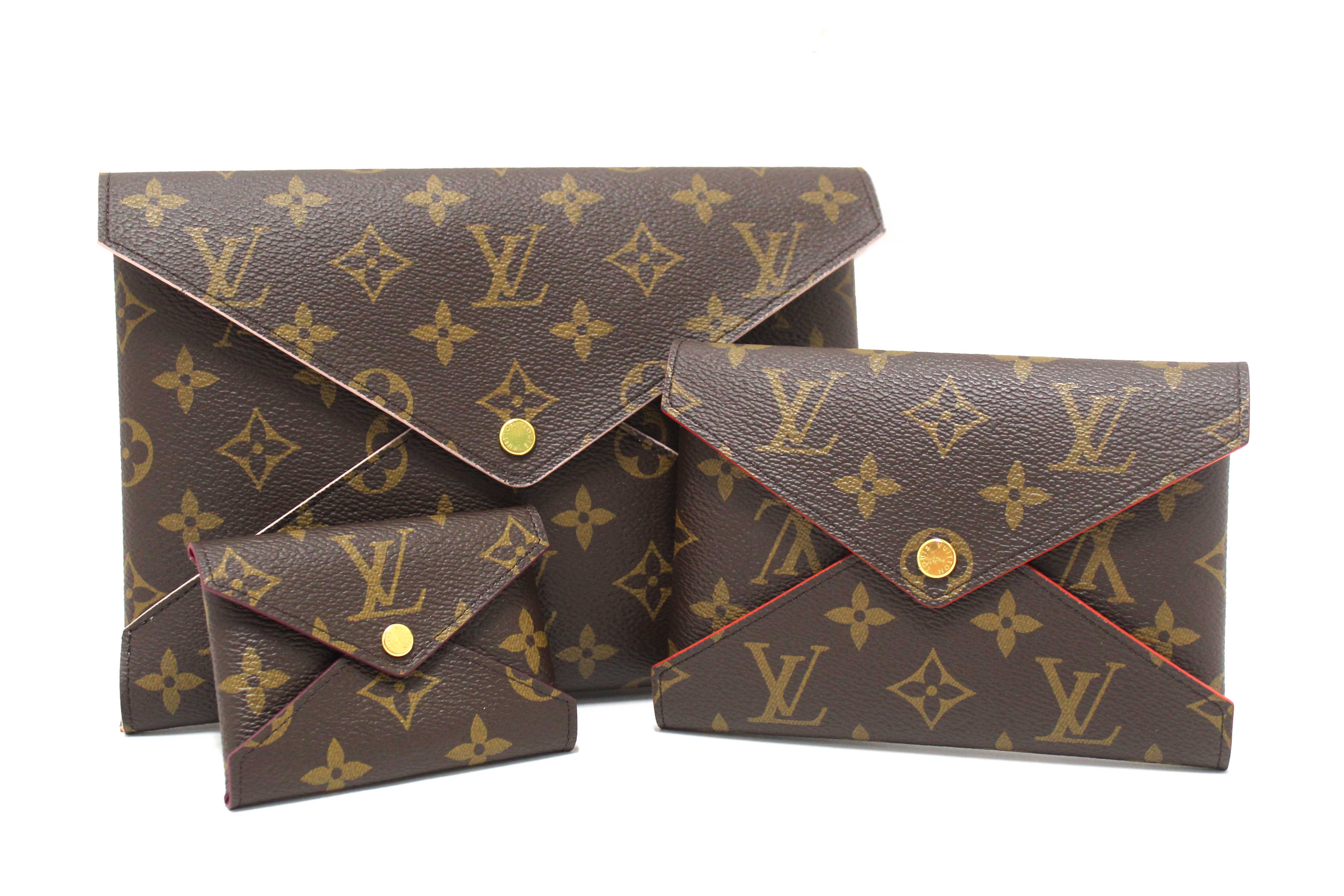 Authentic Louis Vuitton Classic Monogram Kirigami Pochette