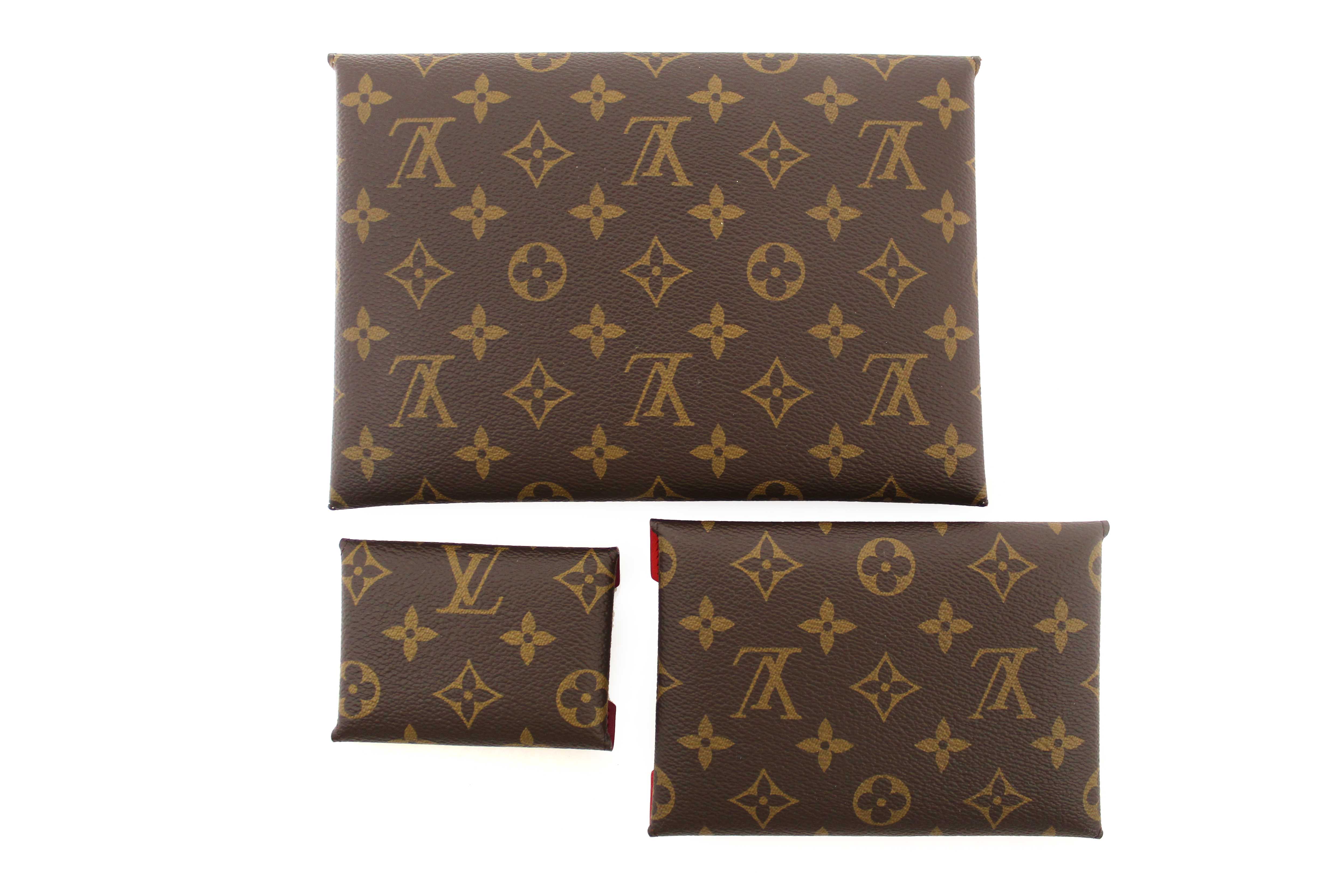 Authentic Louis Vuitton Classic Monogram Kirigami Pochette