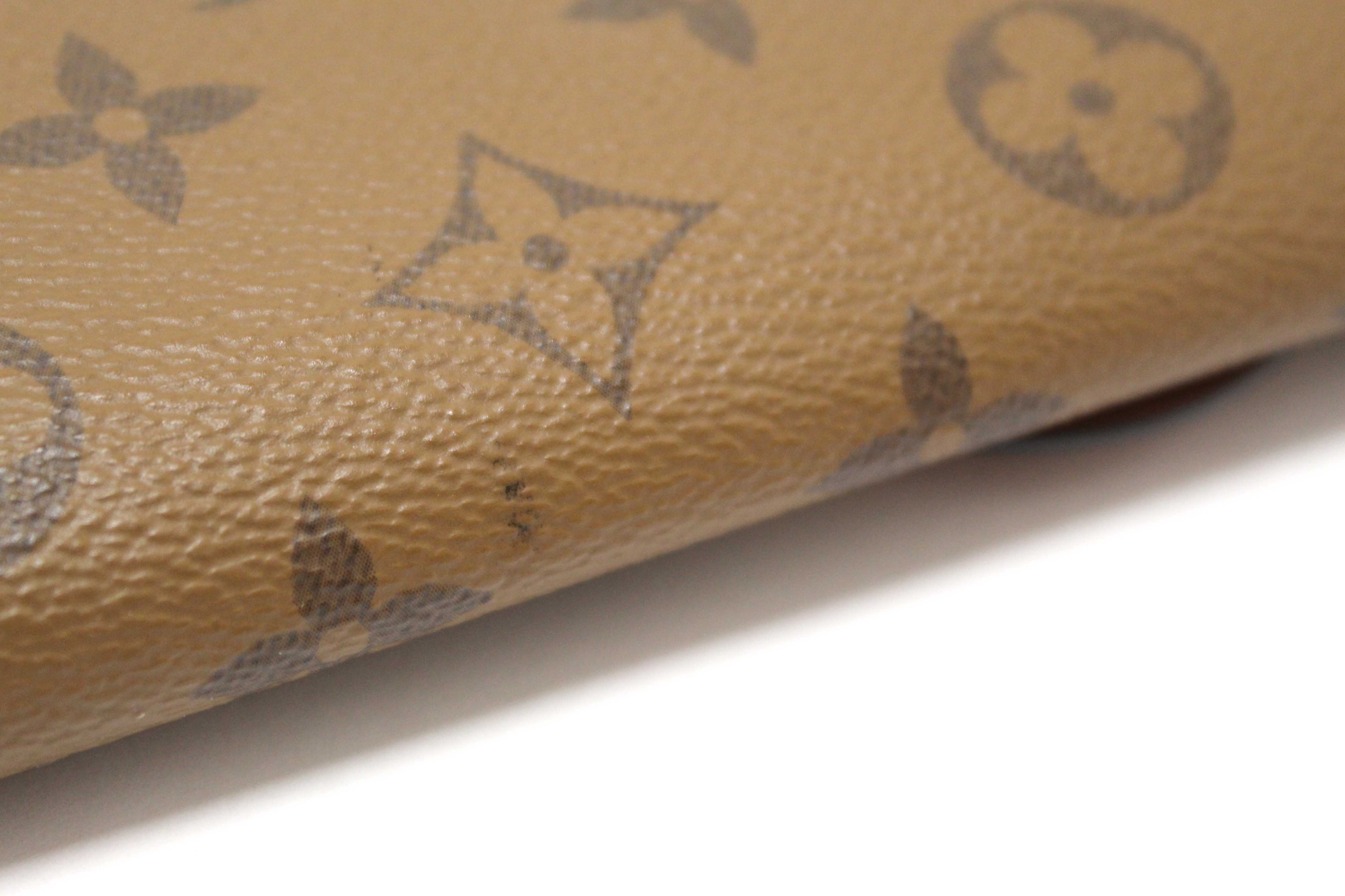 Authentic Louis Vuitton Classic Monogram and Monogram Reverse Sarah Dauphine Wallet