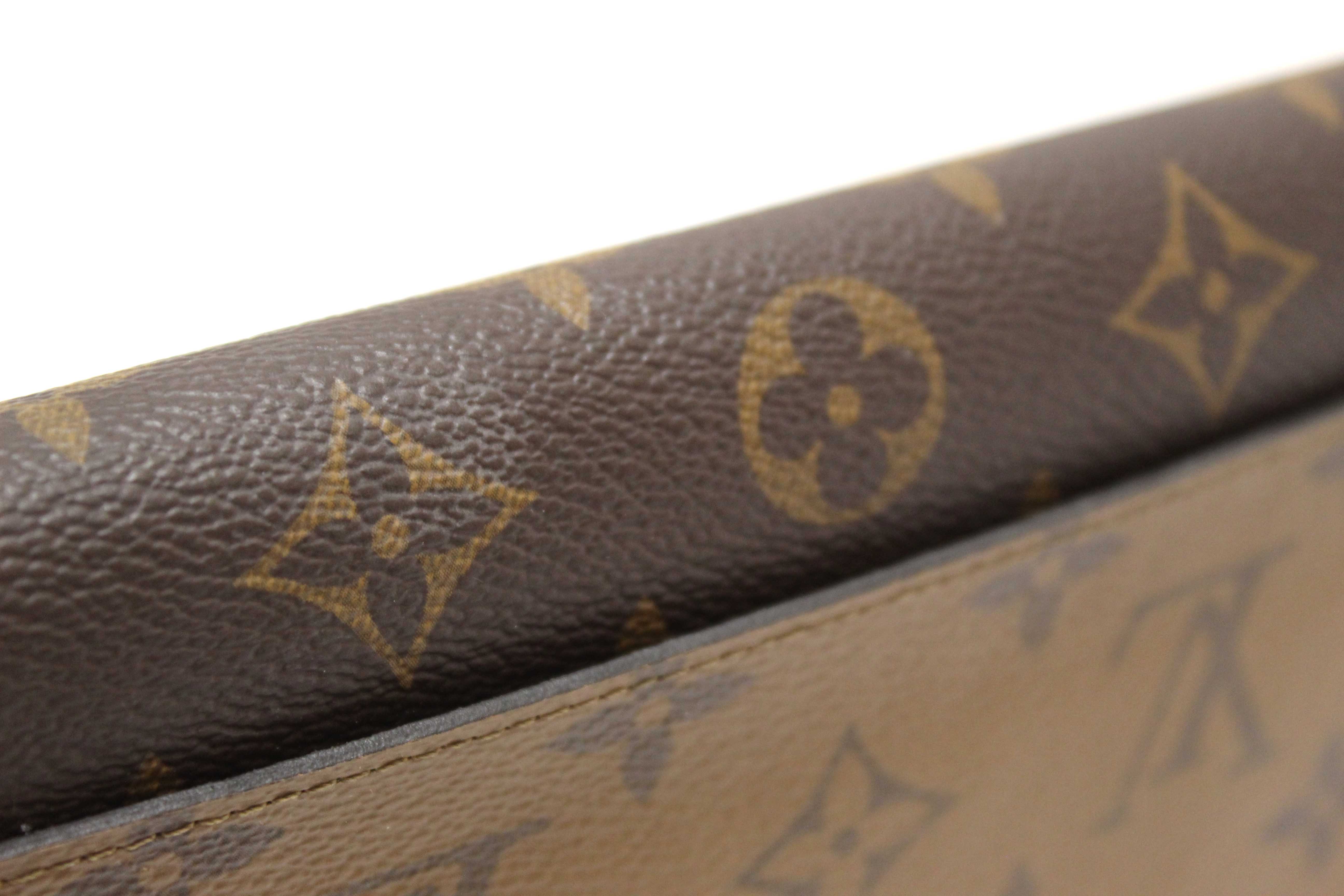 Authentic Louis Vuitton Classic Monogram and Monogram Reverse Sarah Dauphine Wallet