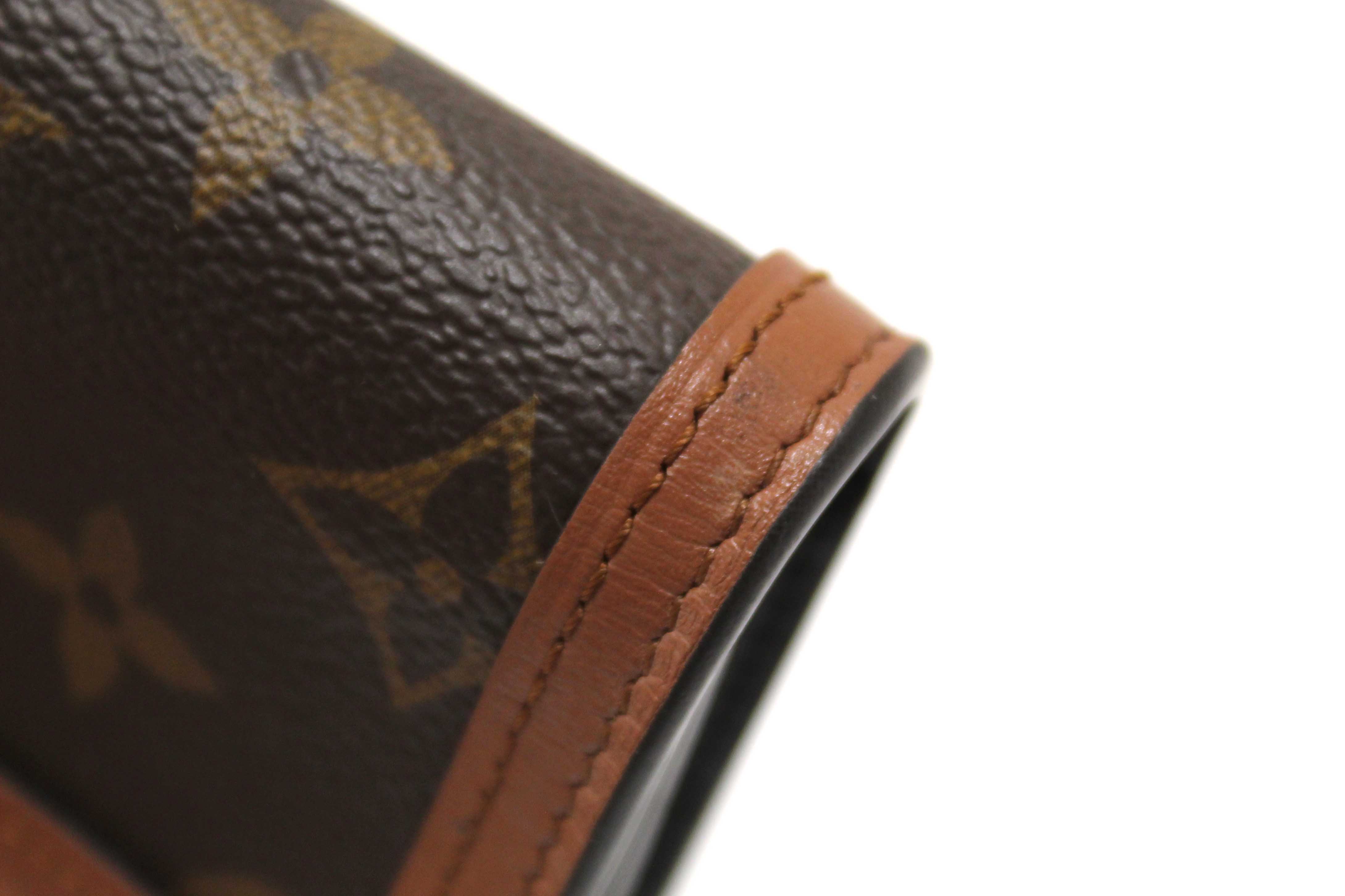 Authentic Louis Vuitton Classic Monogram and Monogram Reverse Sarah Dauphine Wallet