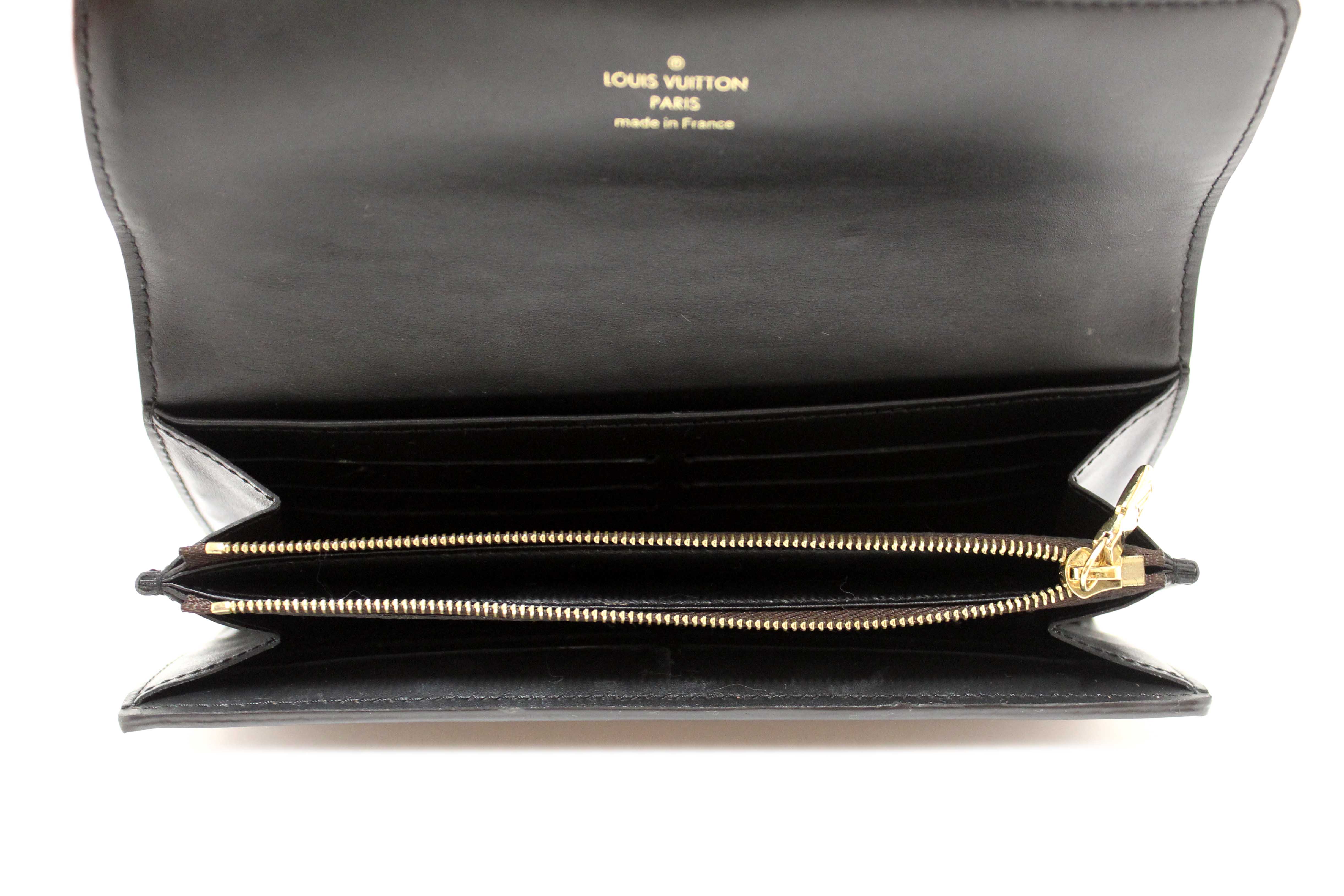 Authentic Louis Vuitton Classic Monogram and Monogram Reverse Sarah Dauphine Wallet
