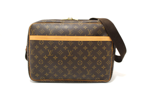 Authentic Louis Vuitton Class Monogram Reporter GM Messenger Bag