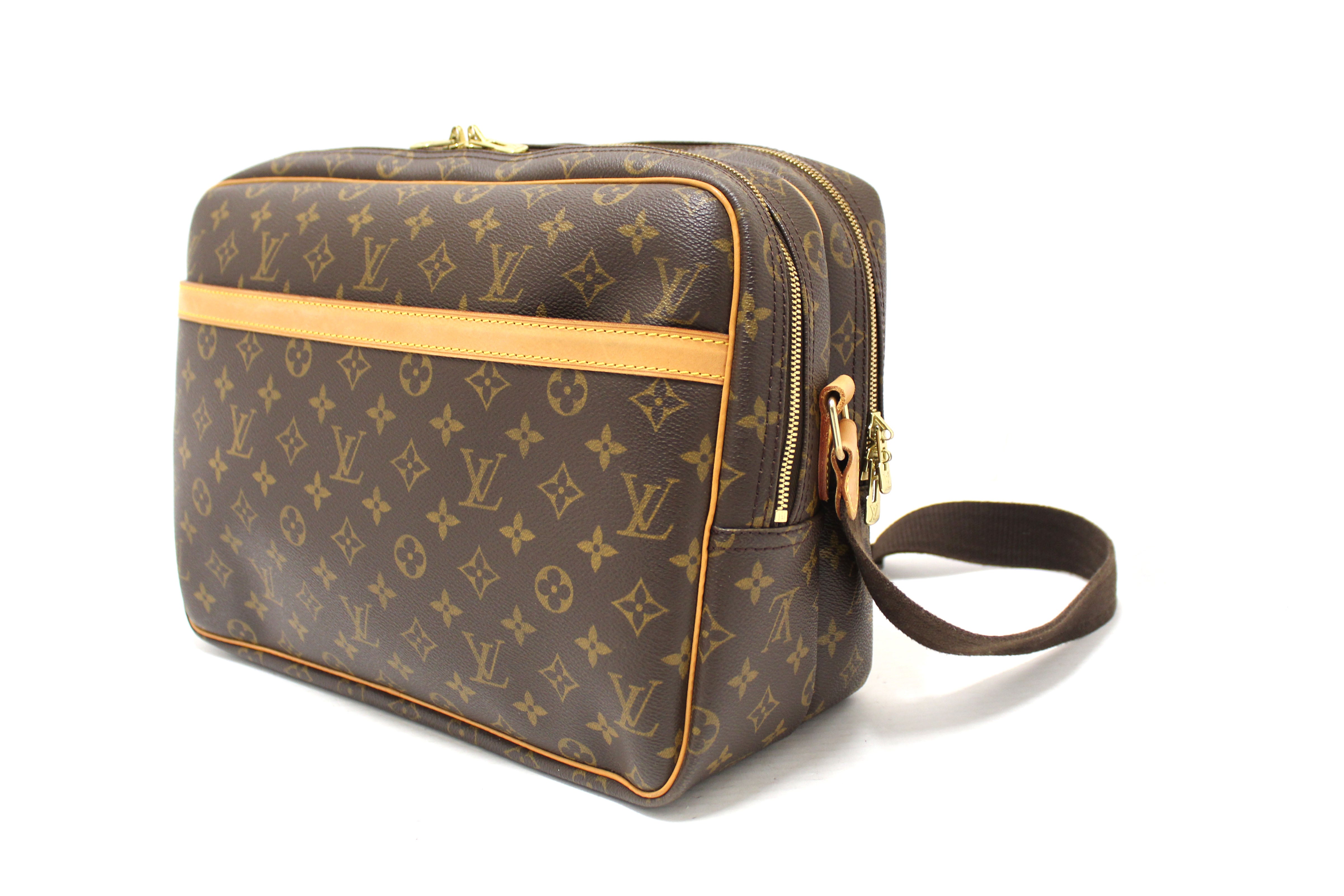 Authentic Louis Vuitton Class Monogram Reporter GM Messenger Bag