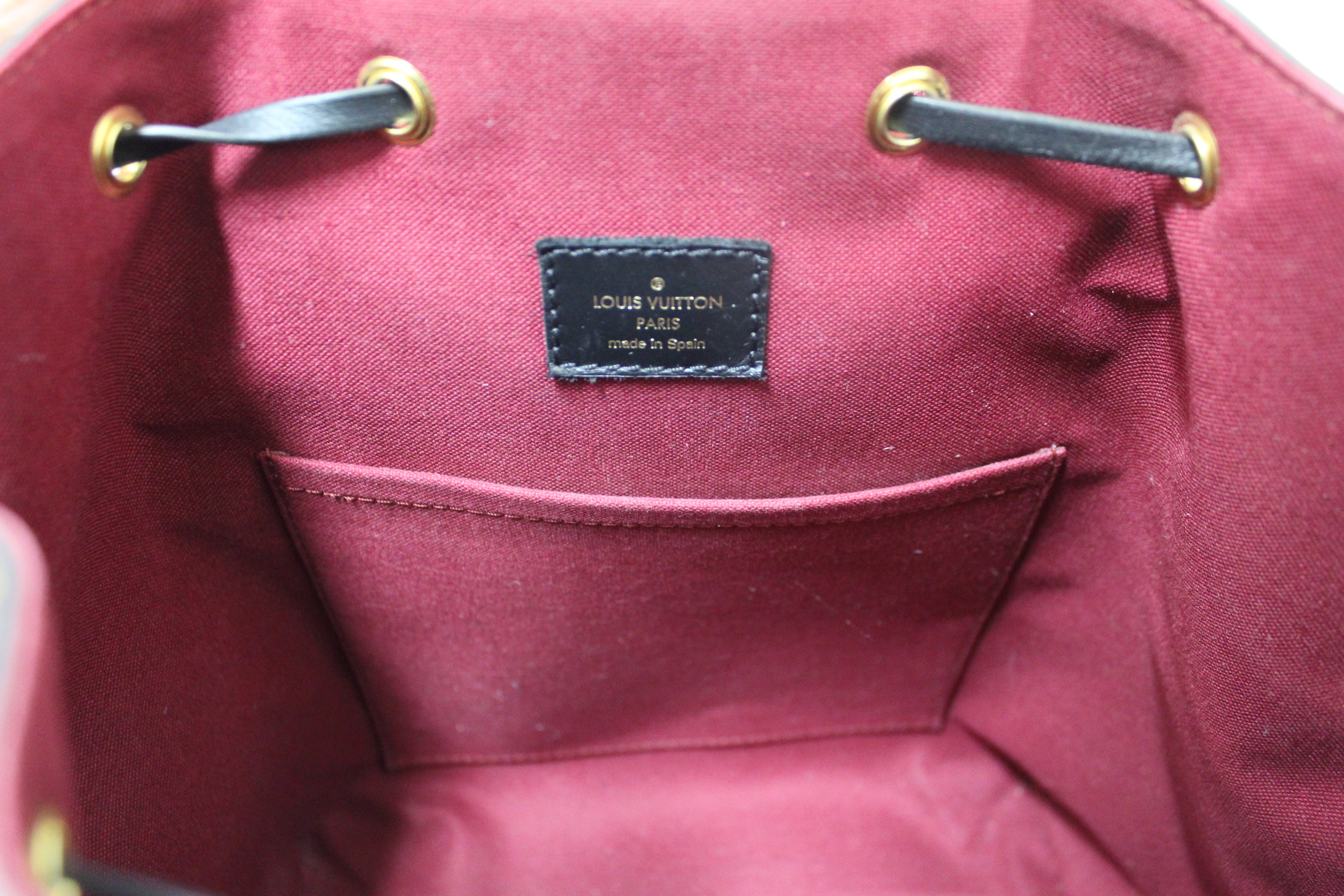 Authentic Louis Vuitton Classic Monogram with Black Leather