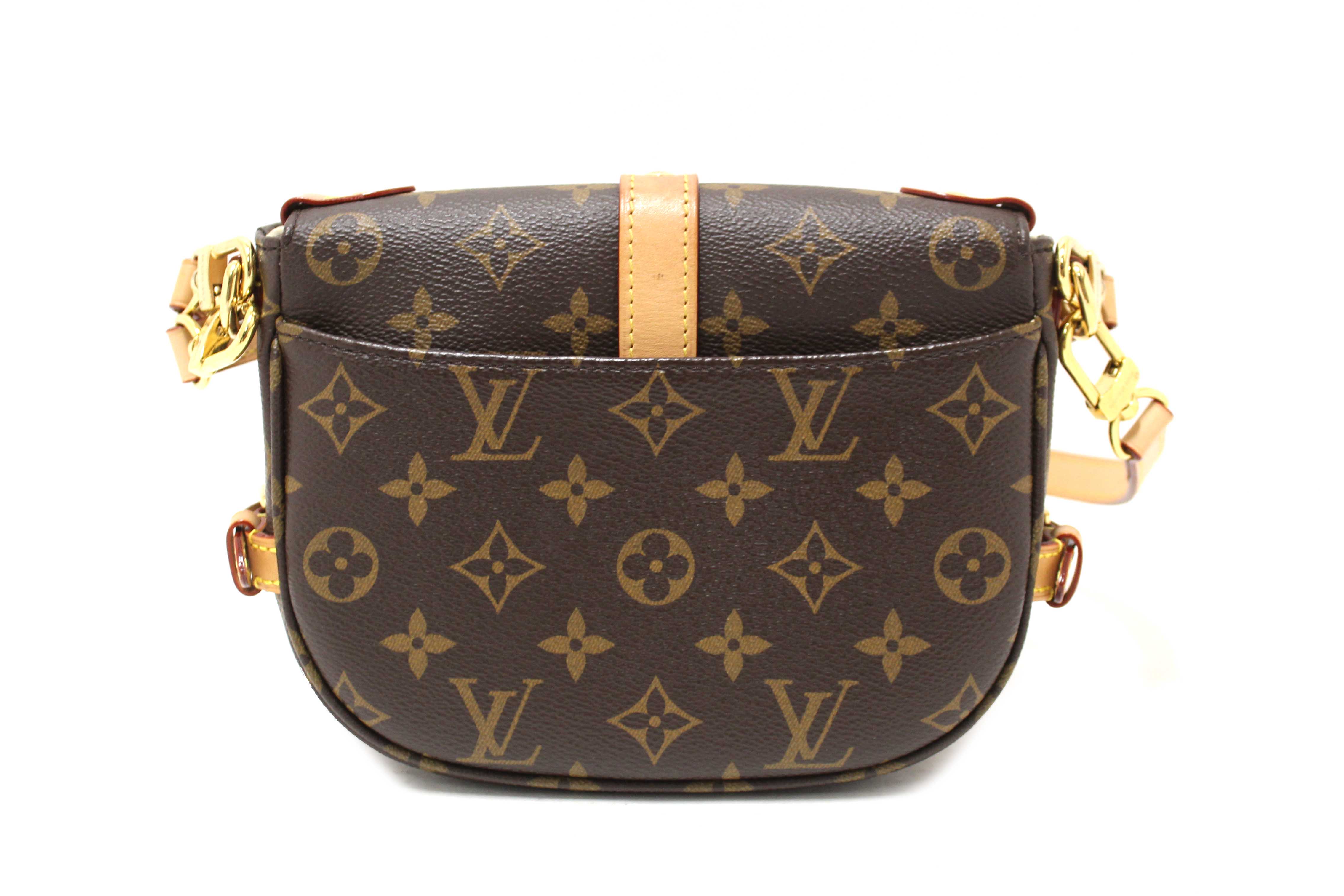 Authentic Louis Vuitton Classic Monogram Saumur BB Crossbody Bag