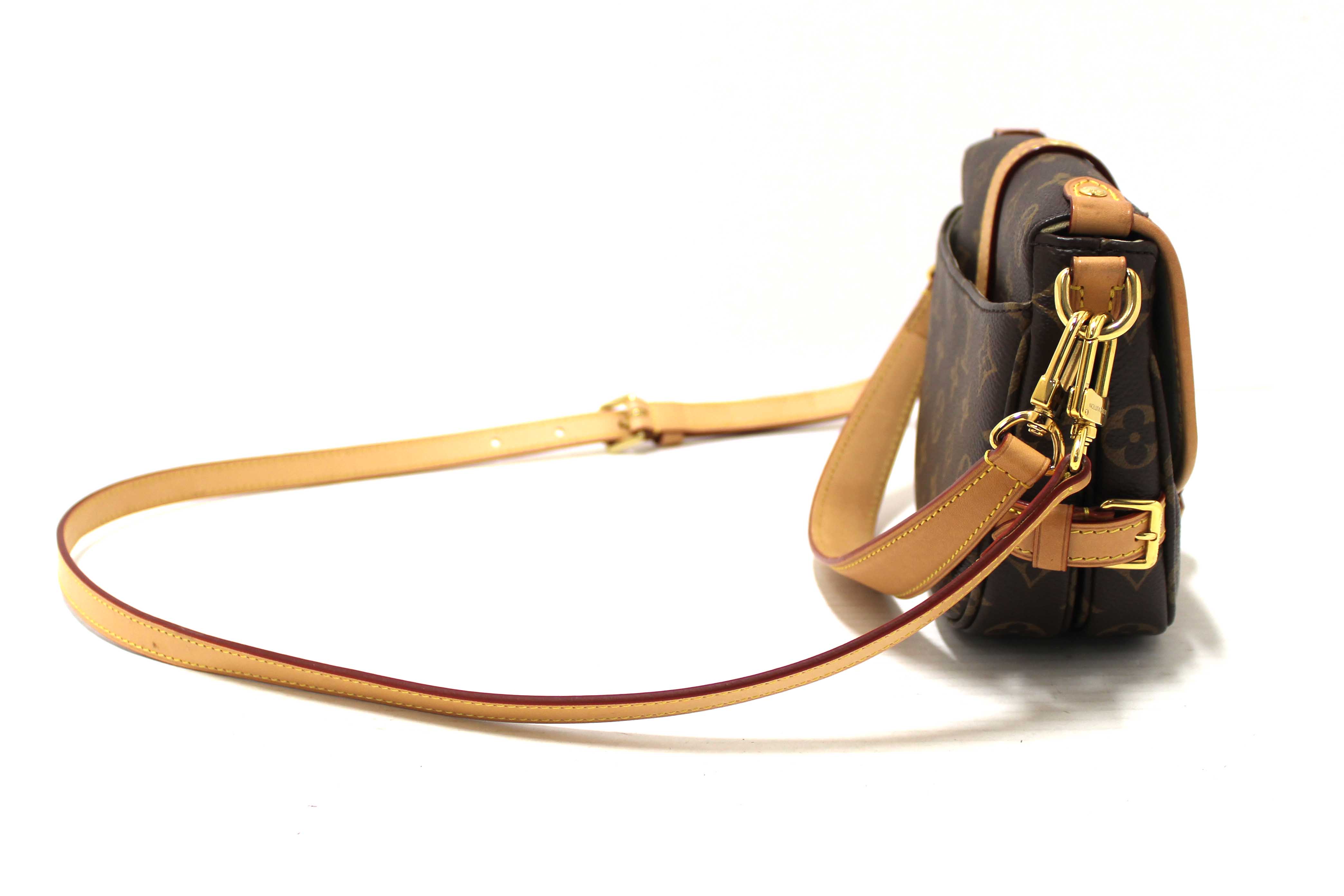 Authentic Louis Vuitton Classic Monogram Saumur BB Crossbody Bag