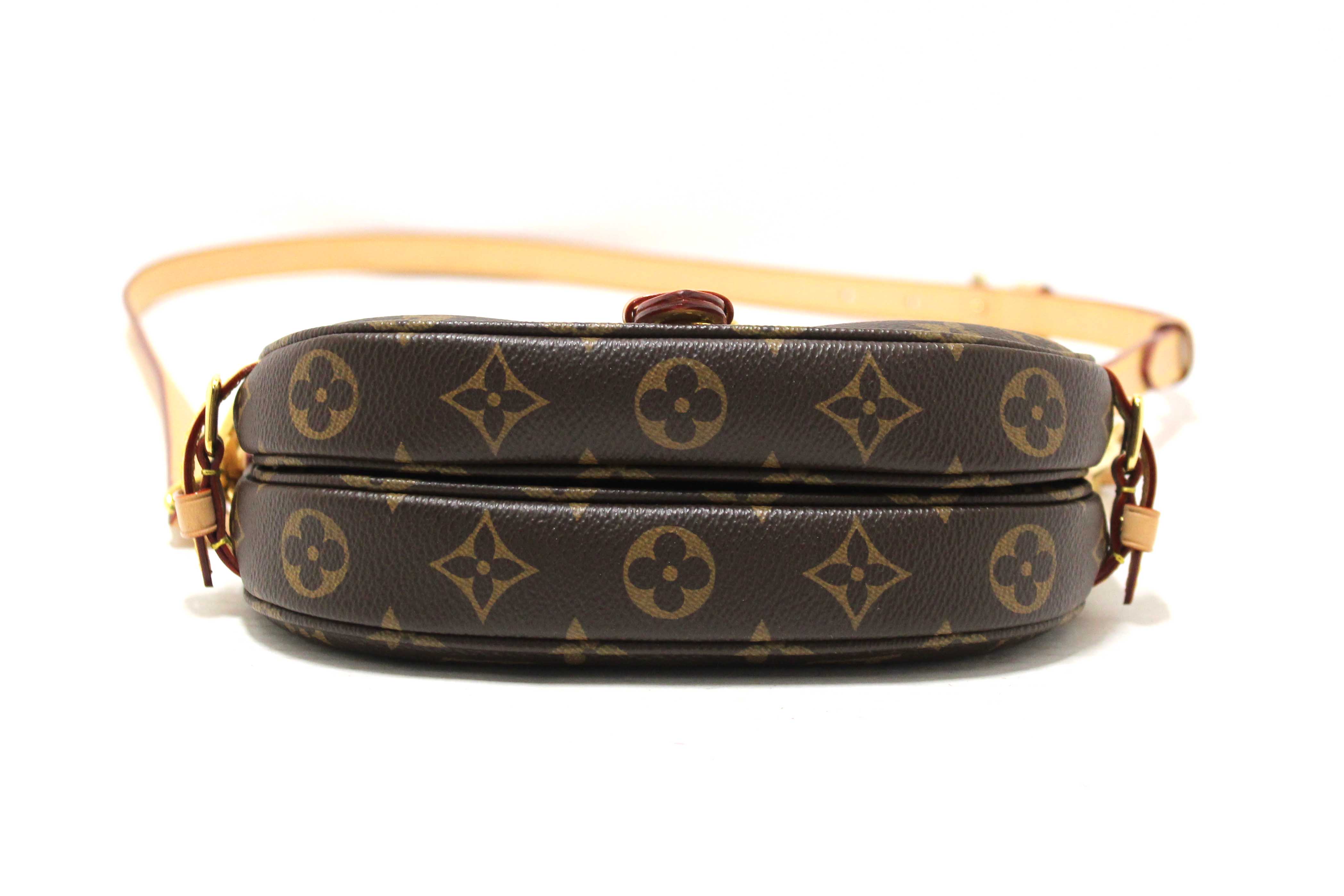 Authentic Louis Vuitton Classic Monogram Saumur BB Crossbody Bag