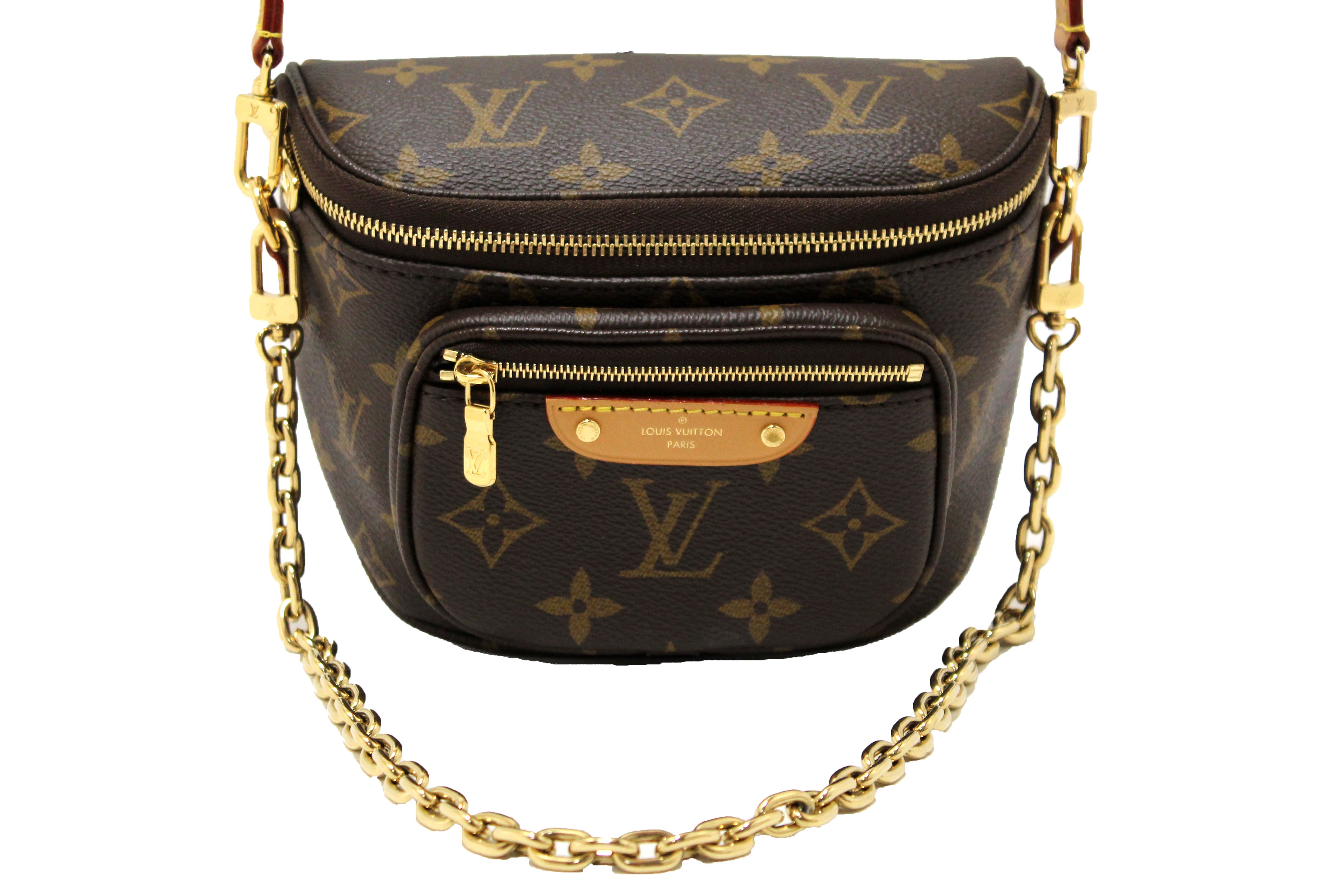 Authentic Louis Vuitton Classic Monogram Mini Bumbag Waist Bag