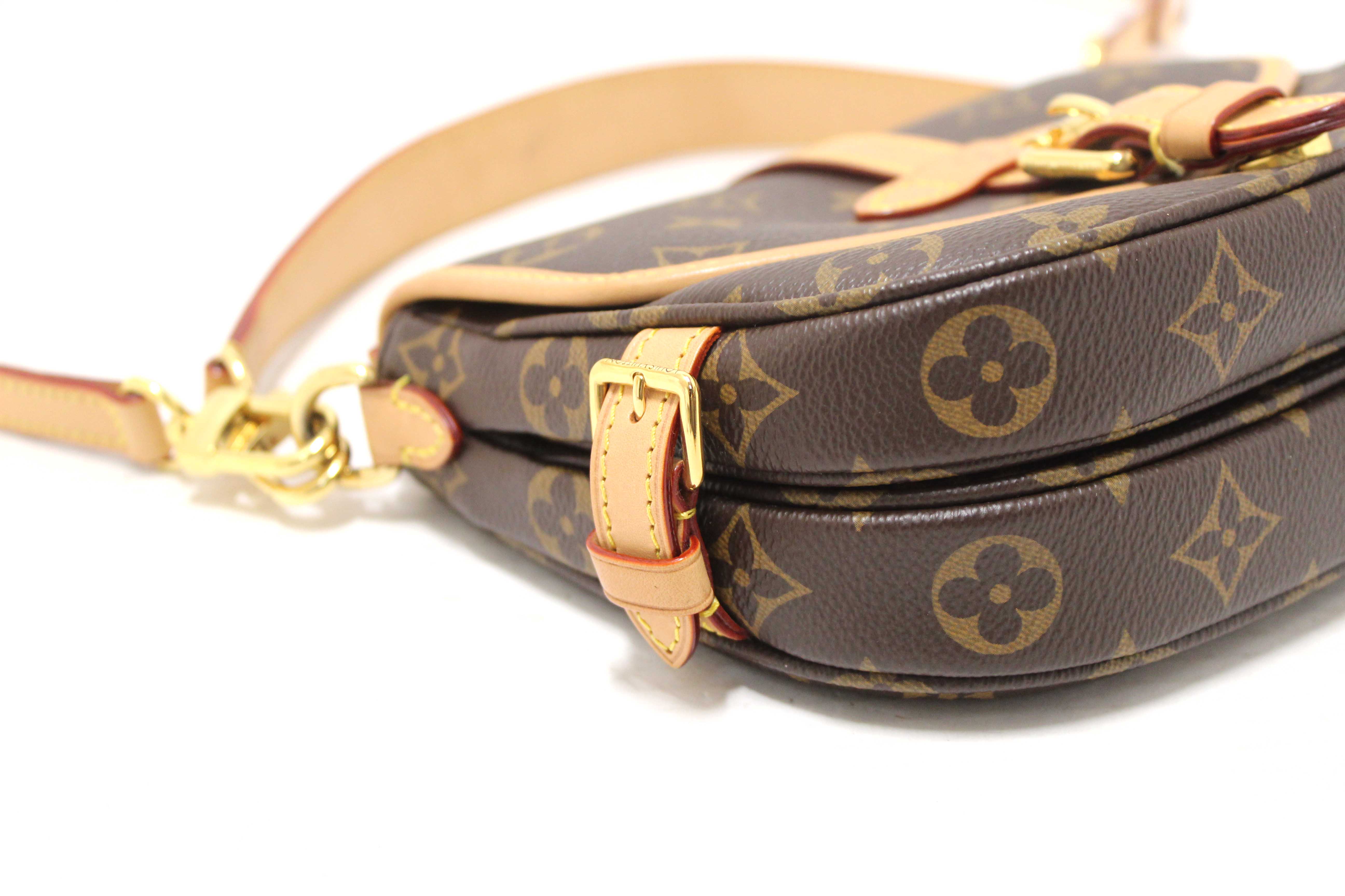 Authentic Louis Vuitton Classic Monogram Saumur BB Crossbody Bag