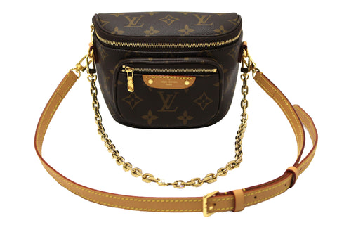 Authentic Louis Vuitton Classic Monogram Mini Bumbag Waist Bag