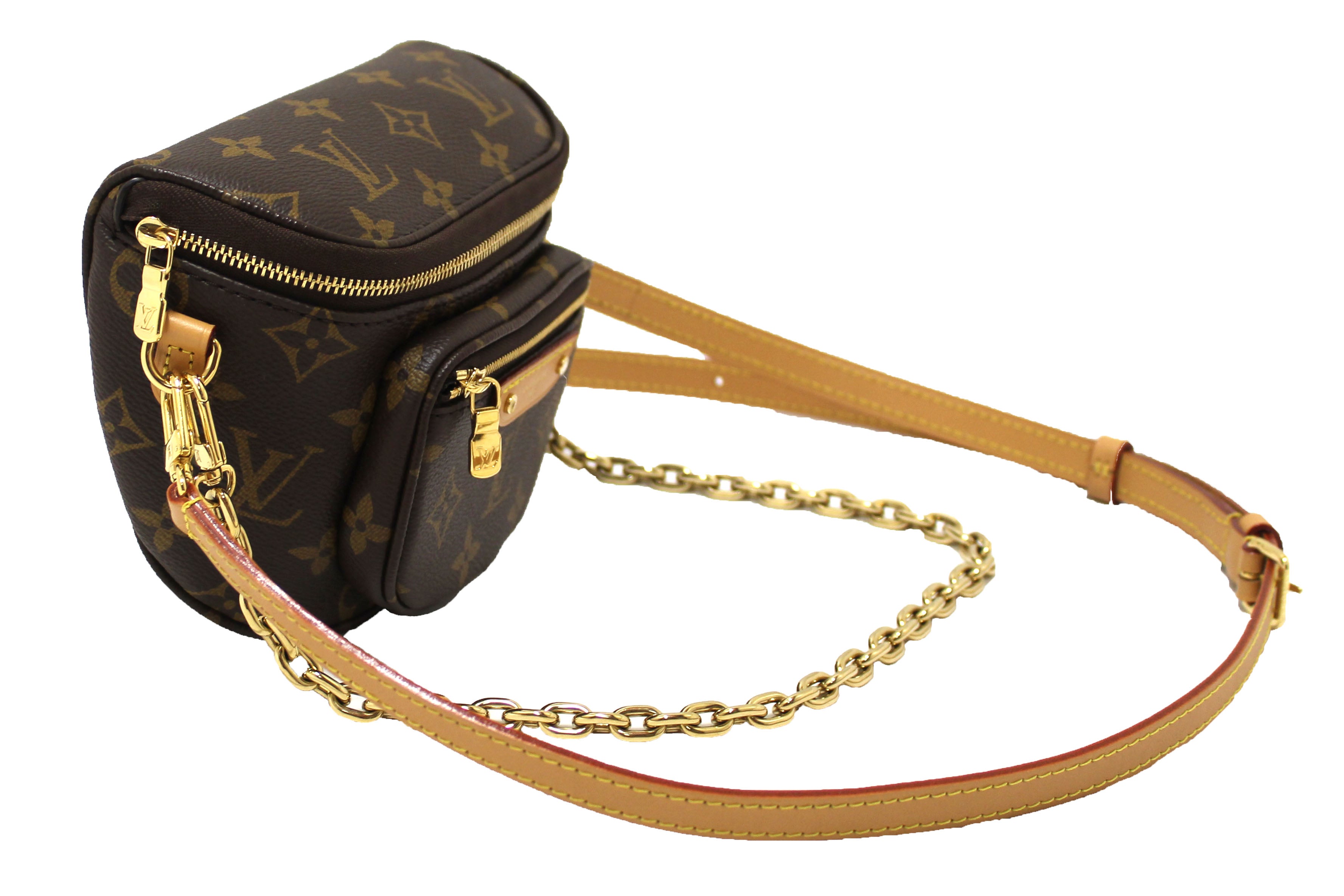 Authentic Louis Vuitton Classic Monogram Mini Bumbag Waist Bag