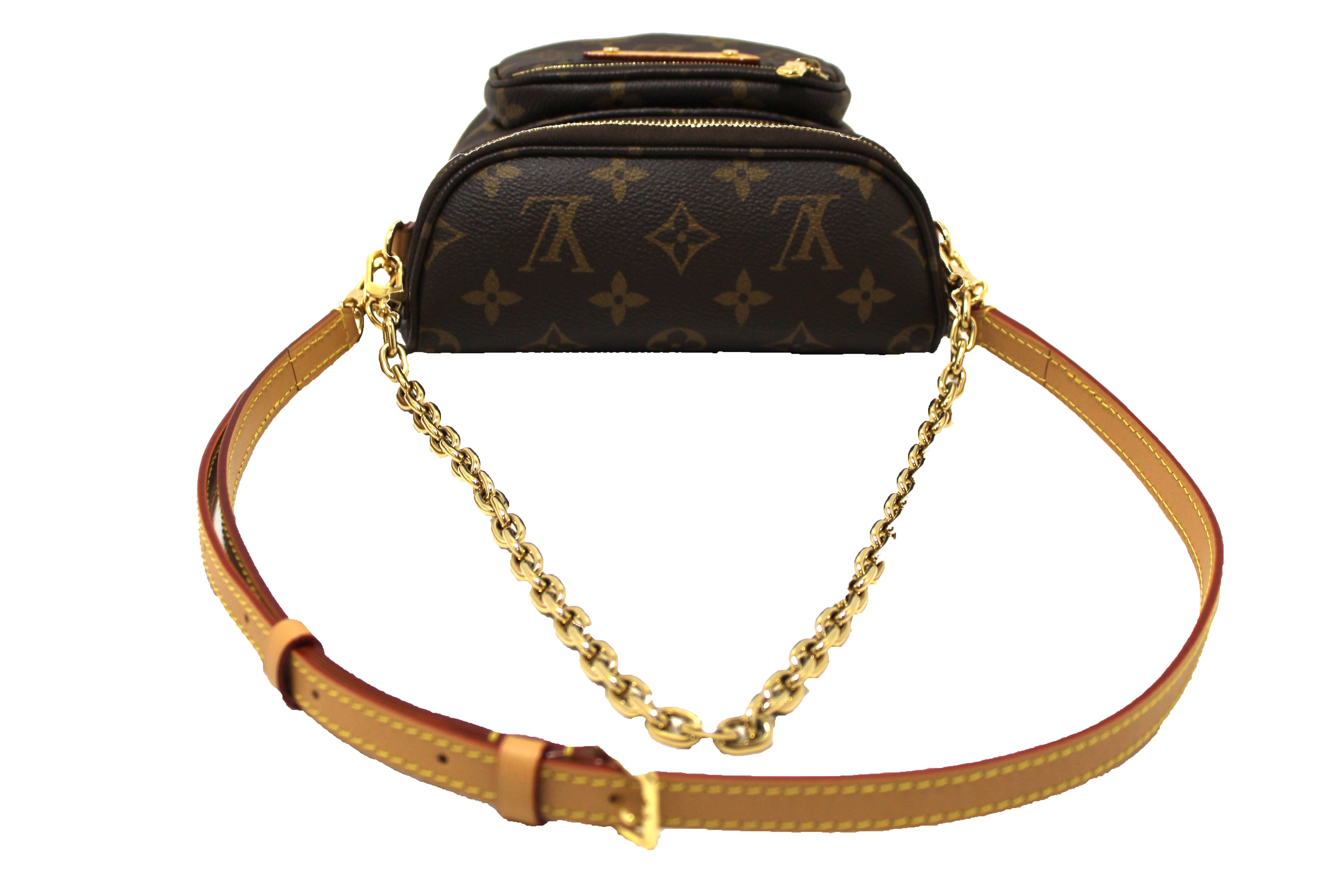 Authentic Louis Vuitton Classic Monogram Mini Bumbag Waist Bag