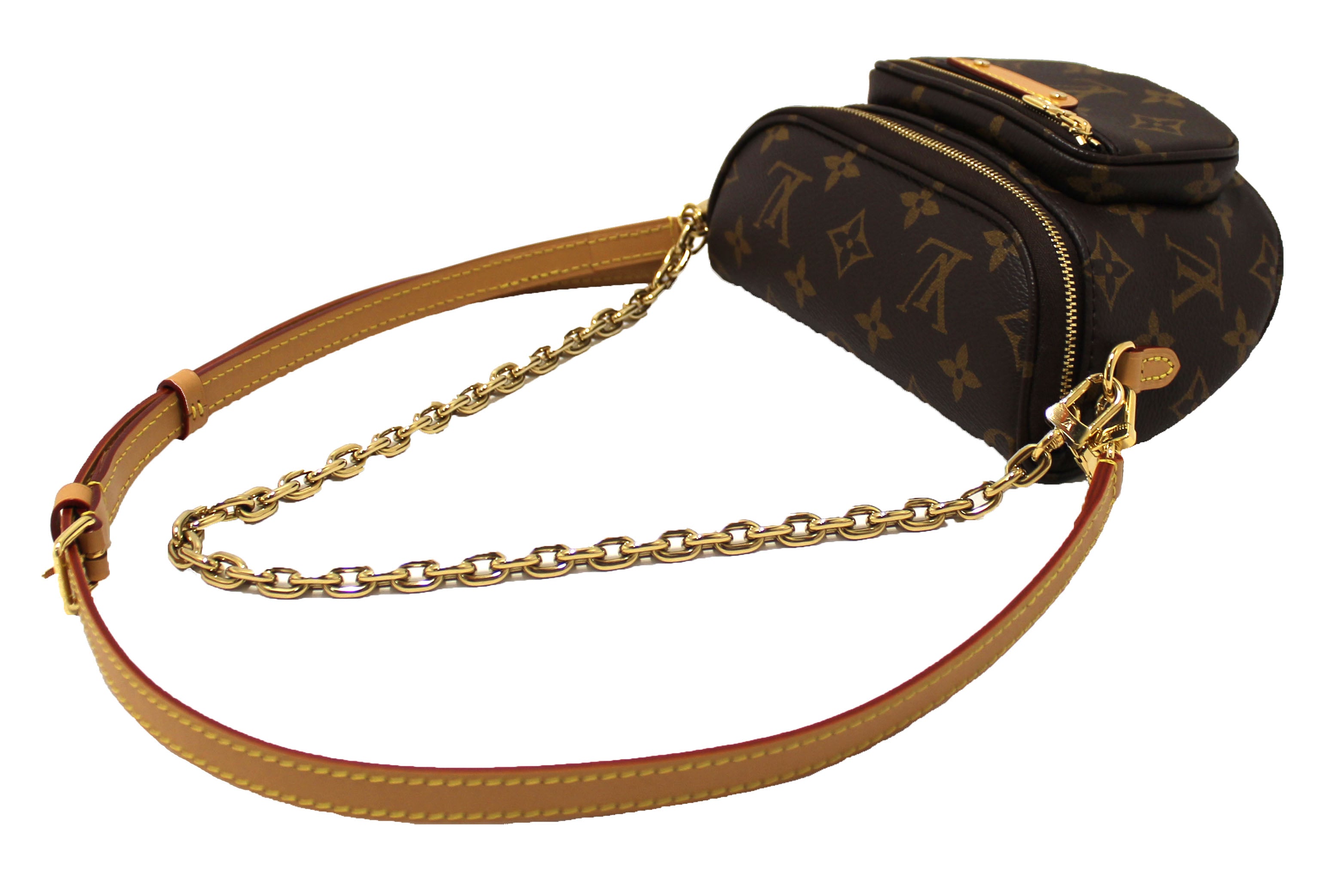 Authentic Louis Vuitton Classic Monogram Mini Bumbag Waist Bag