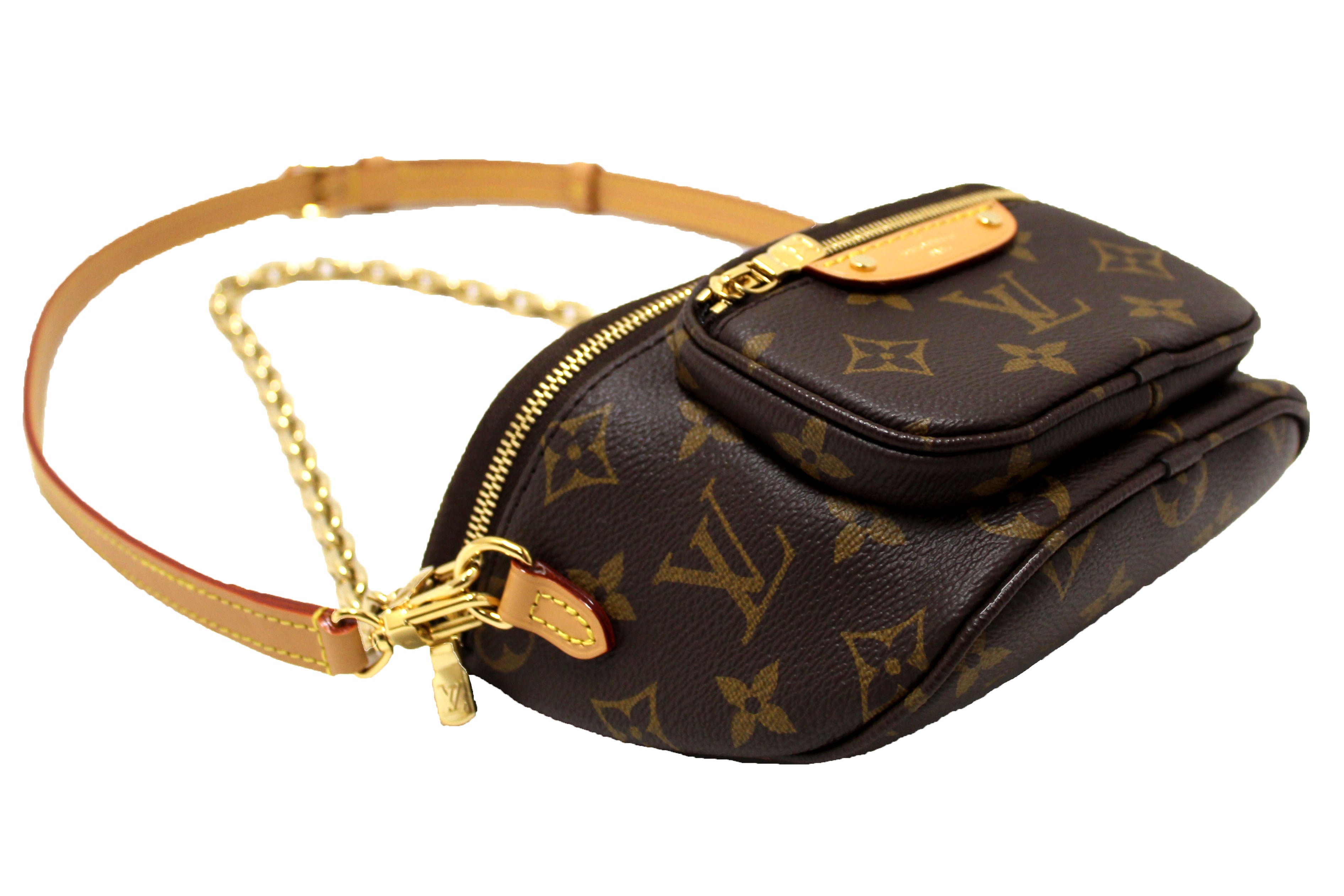 Authentic Louis Vuitton Classic Monogram Mini Bumbag Waist Bag