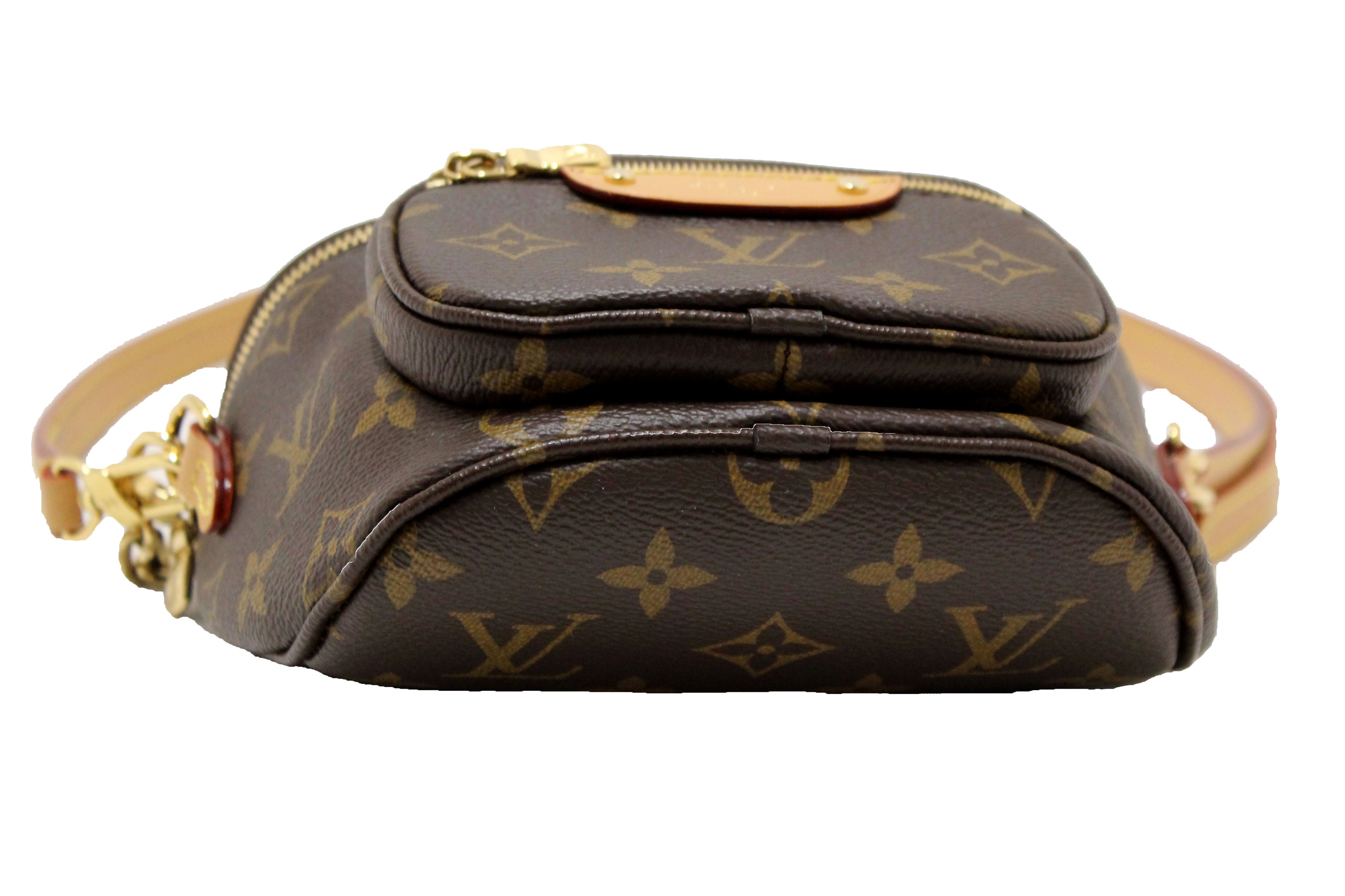 Authentic Louis Vuitton Classic Monogram Mini Bumbag Waist Bag