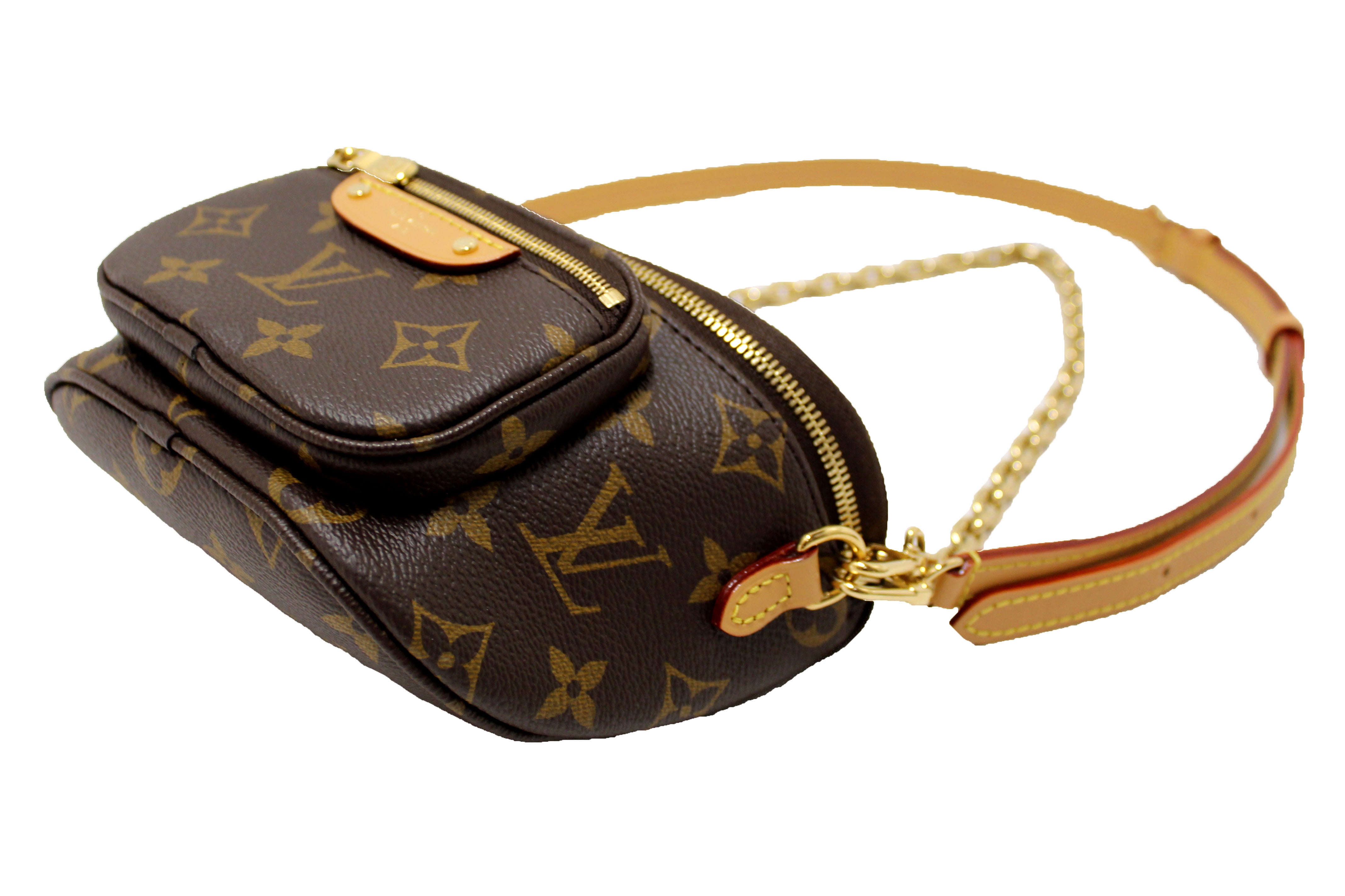 Authentic Louis Vuitton Classic Monogram Mini Bumbag Waist Bag