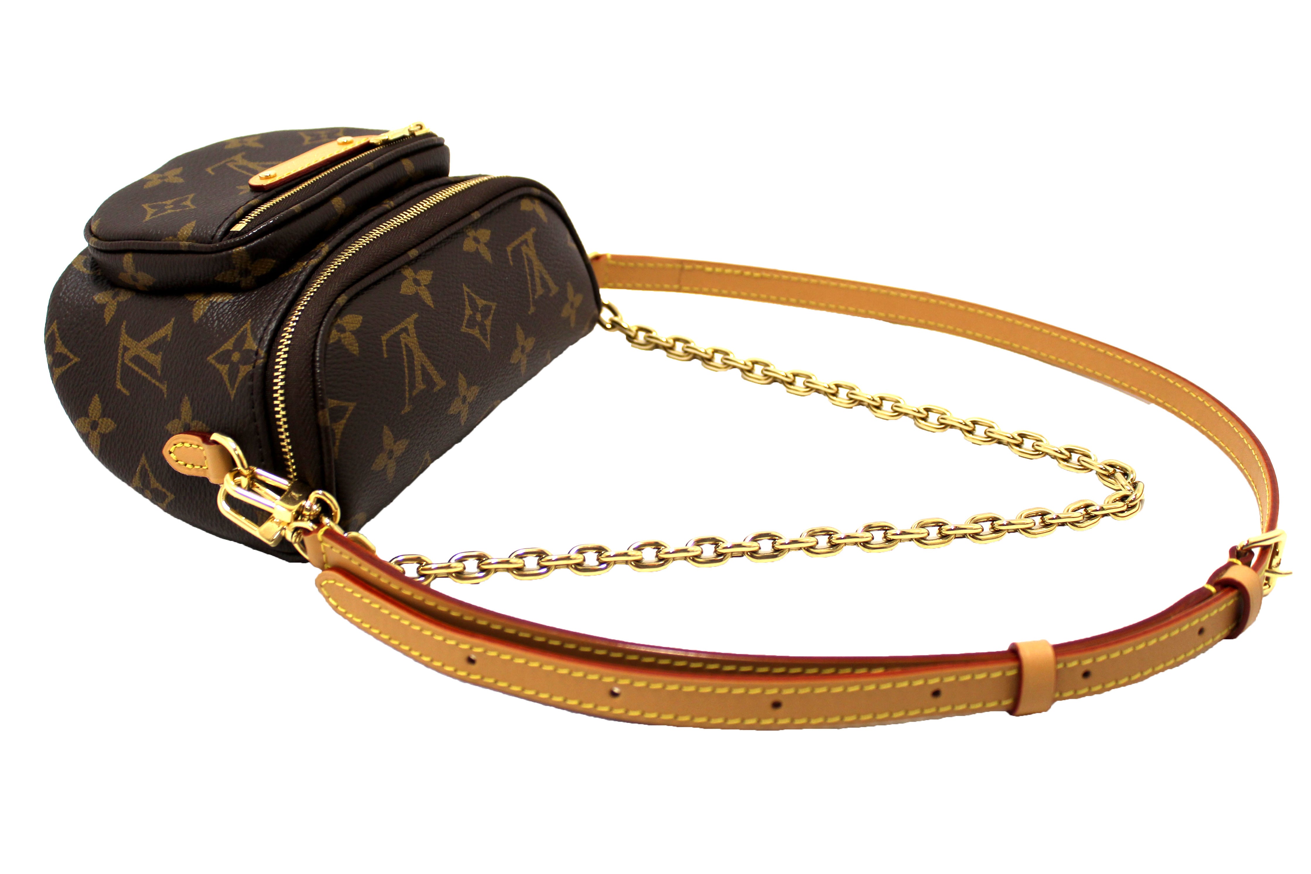 Authentic Louis Vuitton Classic Monogram Mini Bumbag Waist Bag