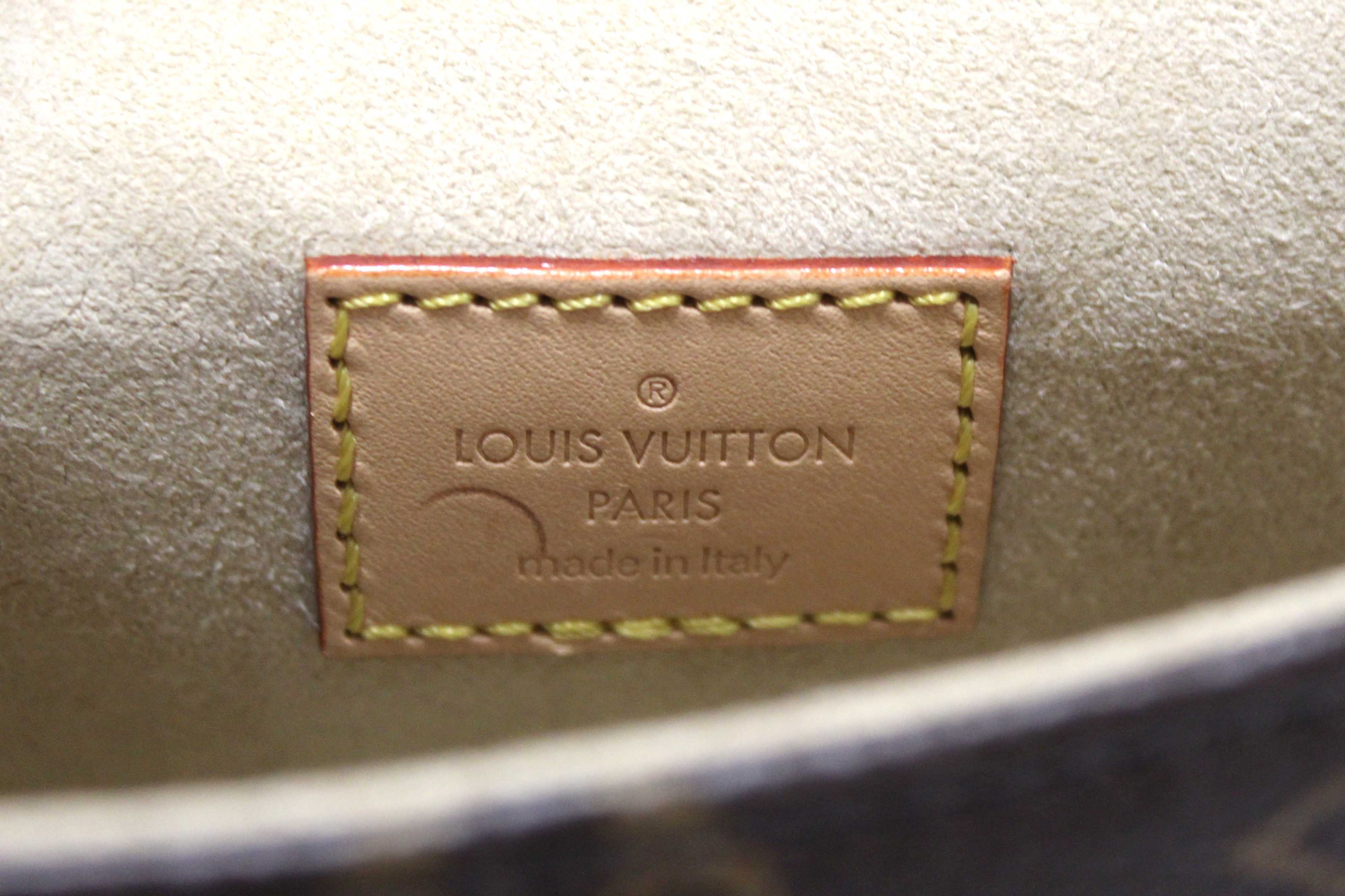 Authentic Louis Vuitton Classic Monogram Saumur BB Crossbody Bag