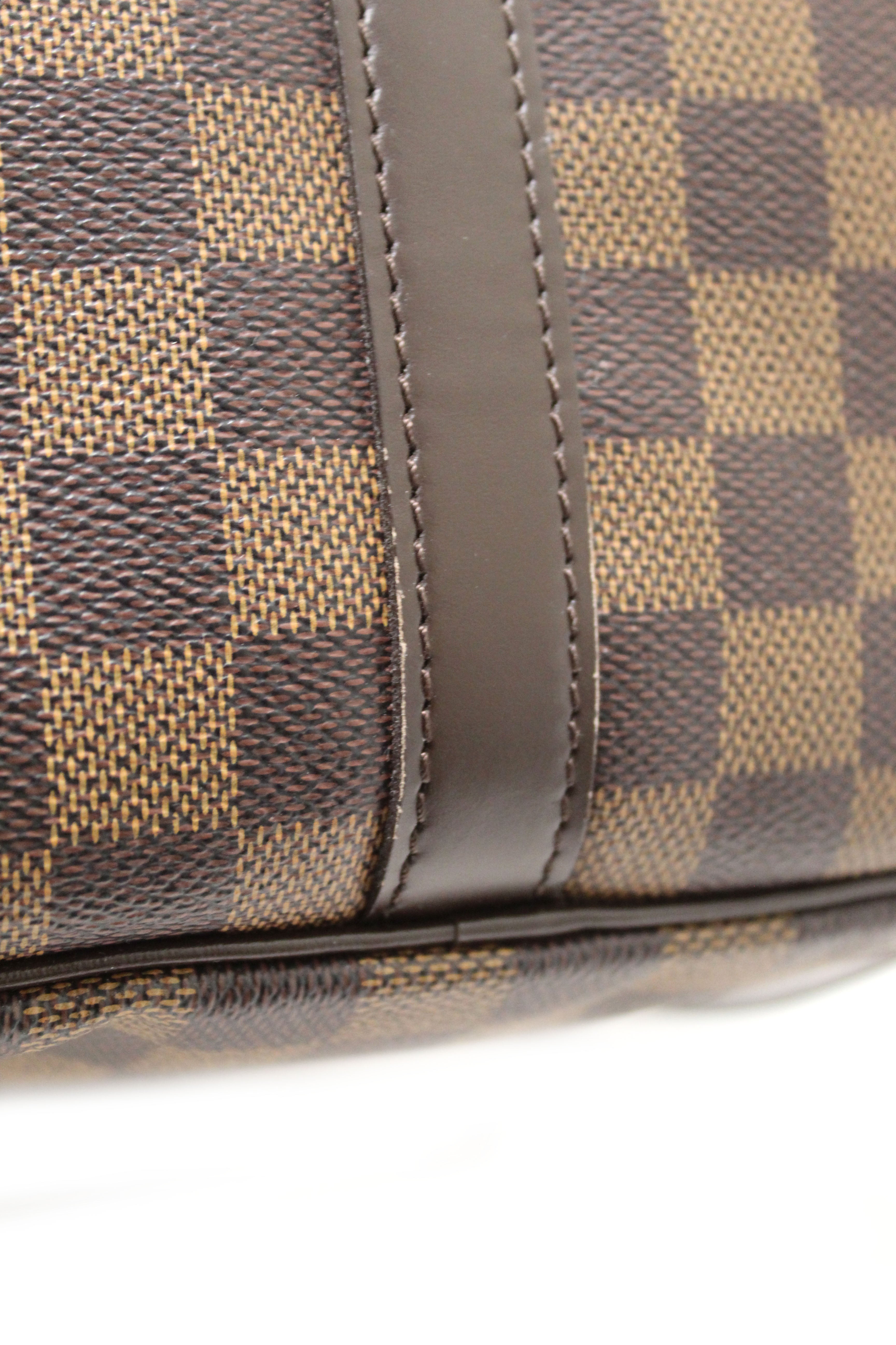 Authentic Louis Vuitton Damier Ebene Speedy 30 Bandouliere Bag