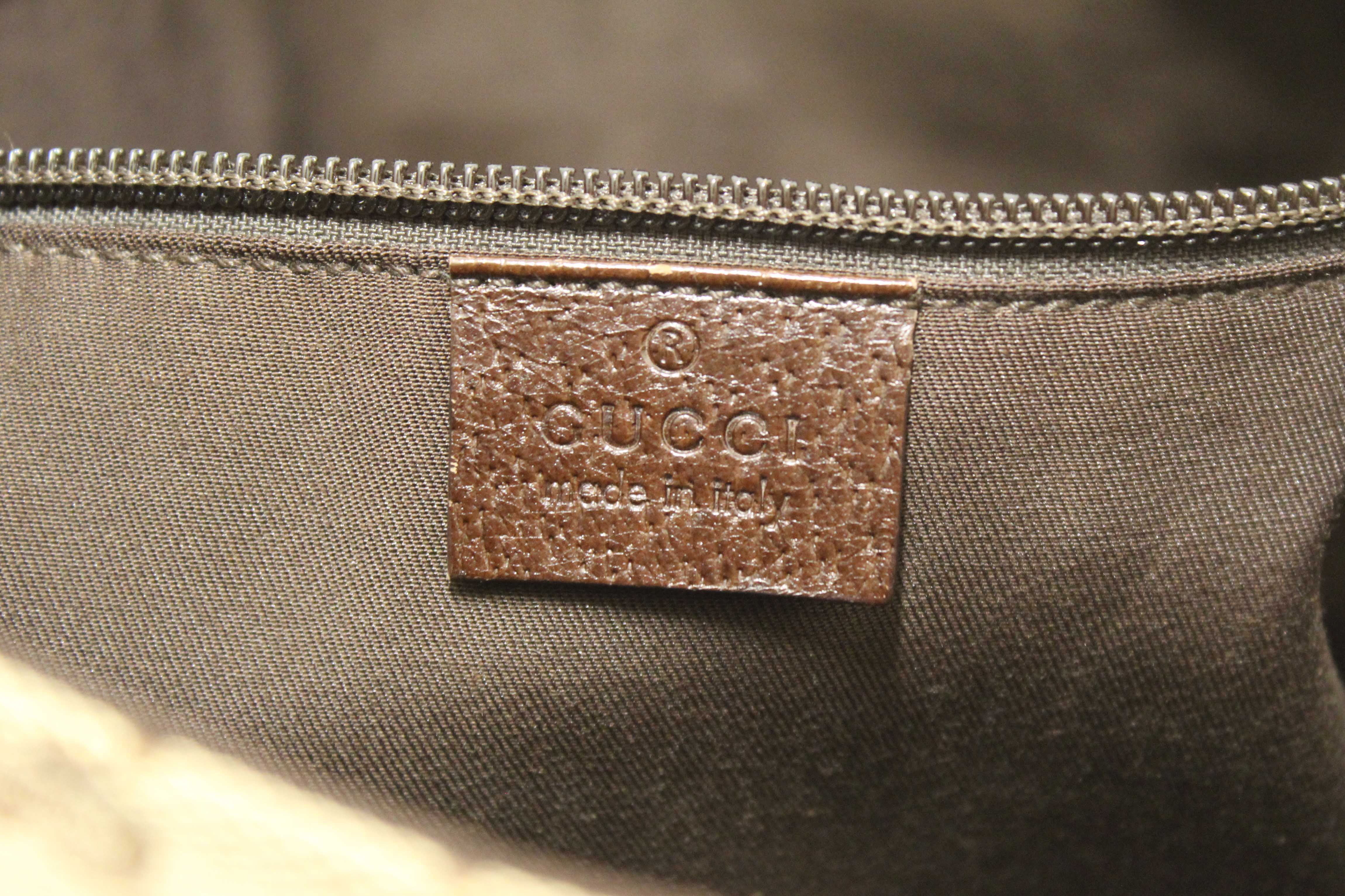 Authentic Gucci GG Monogram Flap Messenger Bag 145861