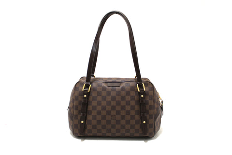 Authentic Louis Vuitton Damier Ebene Rivington PM Shoulder Bag