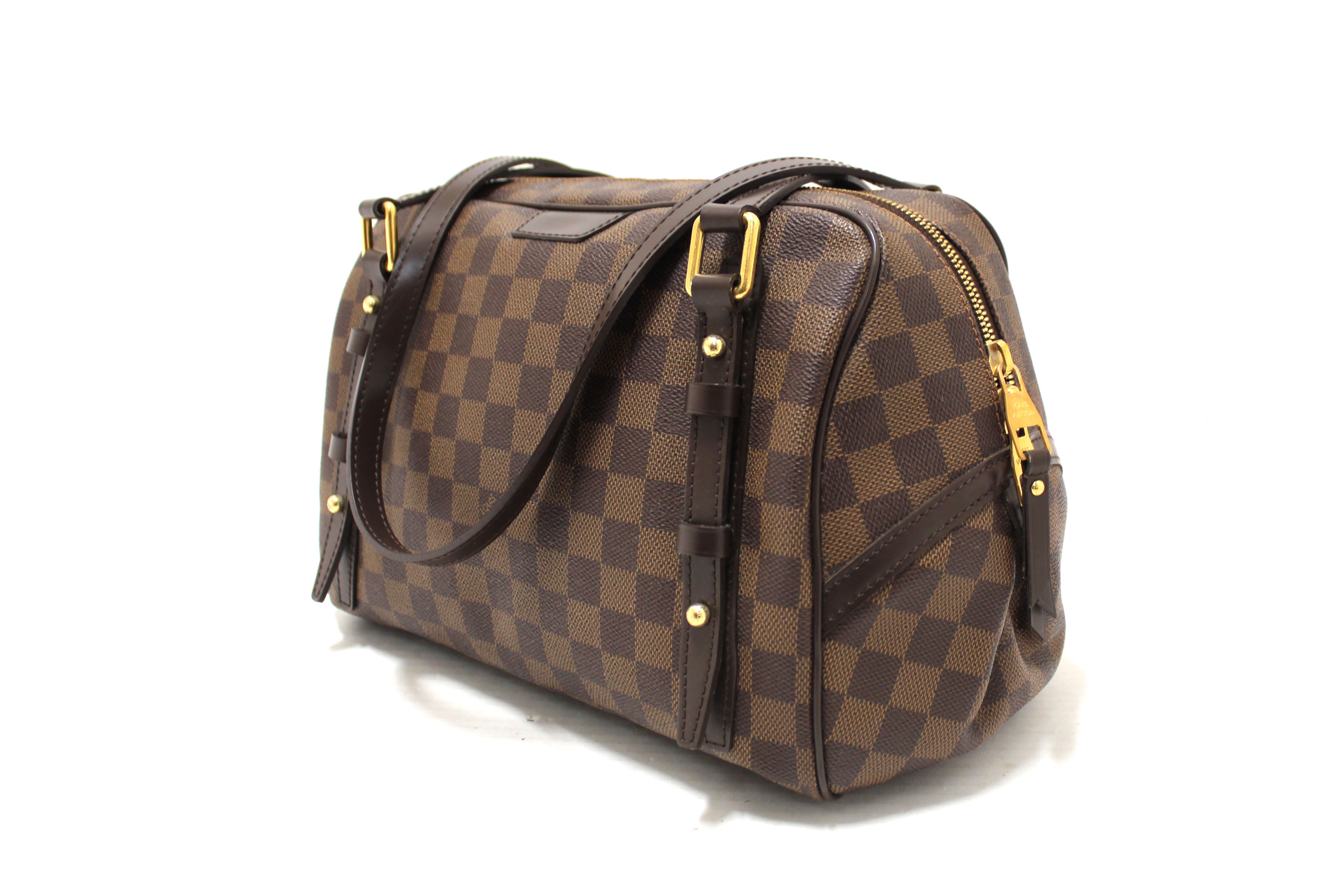 Authentic Louis Vuitton Damier Ebene Rivington PM Shoulder Bag