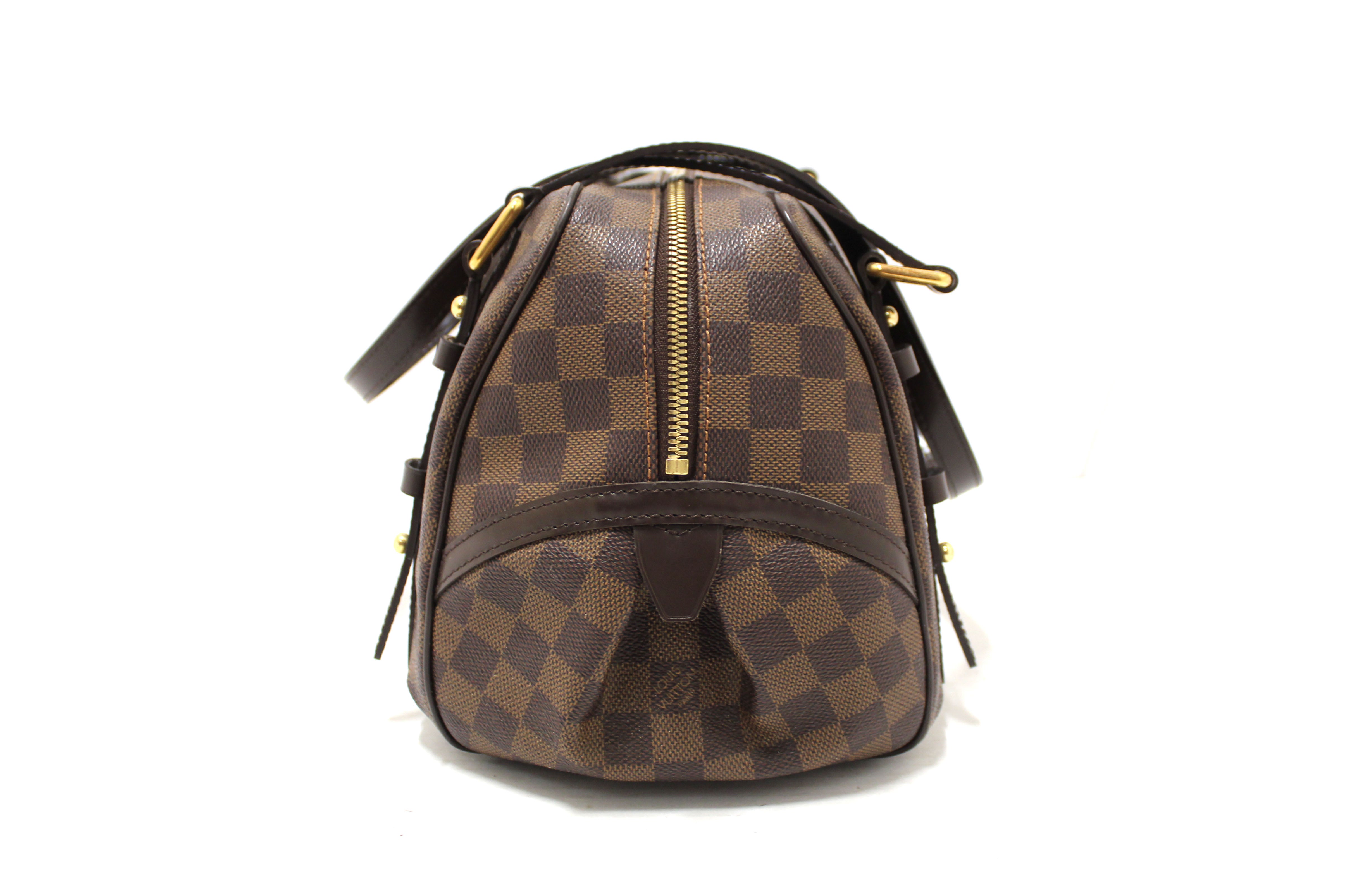 Authentic Louis Vuitton Damier Ebene Rivington PM Shoulder Bag