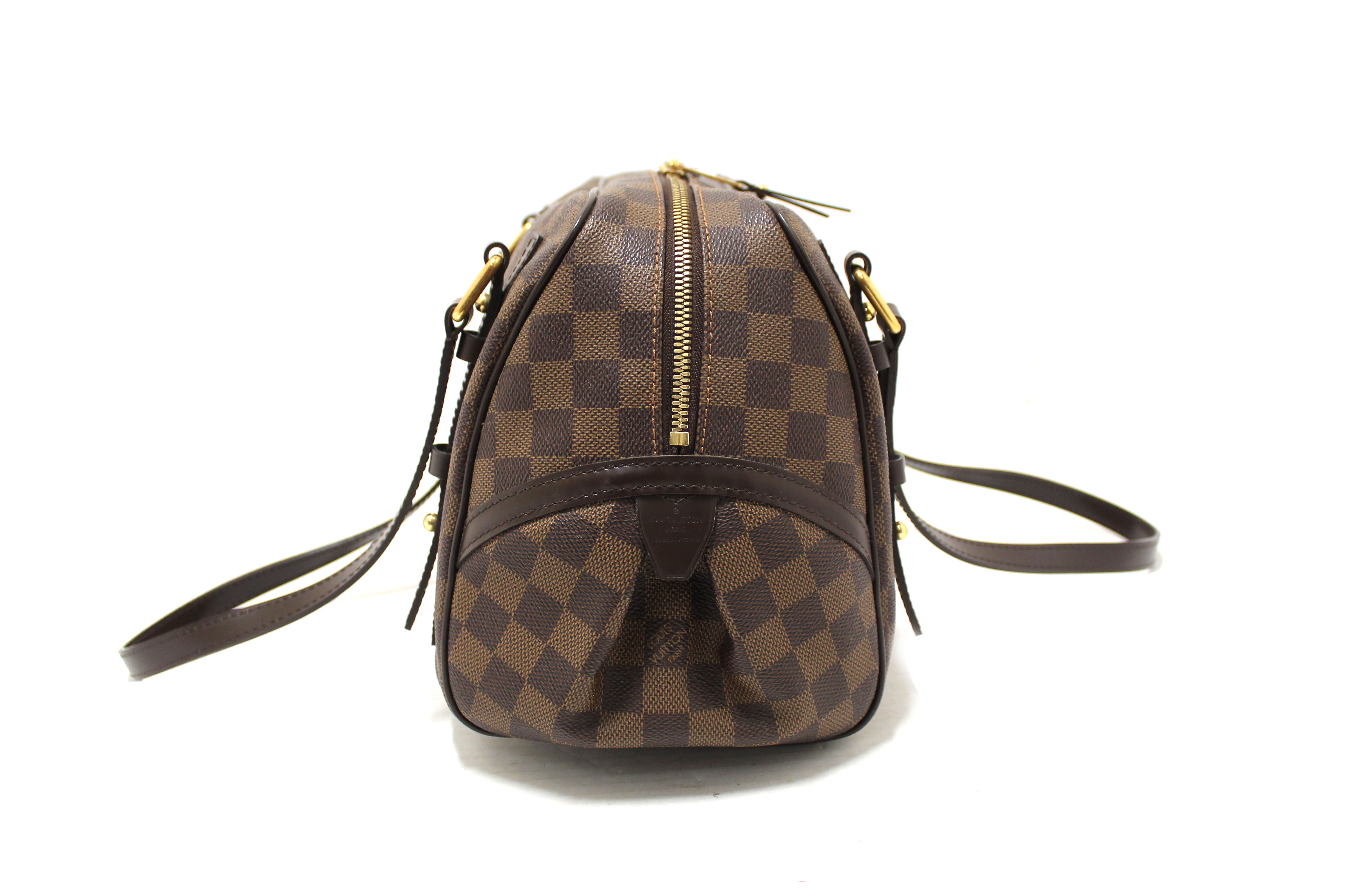 Authentic Louis Vuitton Damier Ebene Rivington PM Shoulder Bag