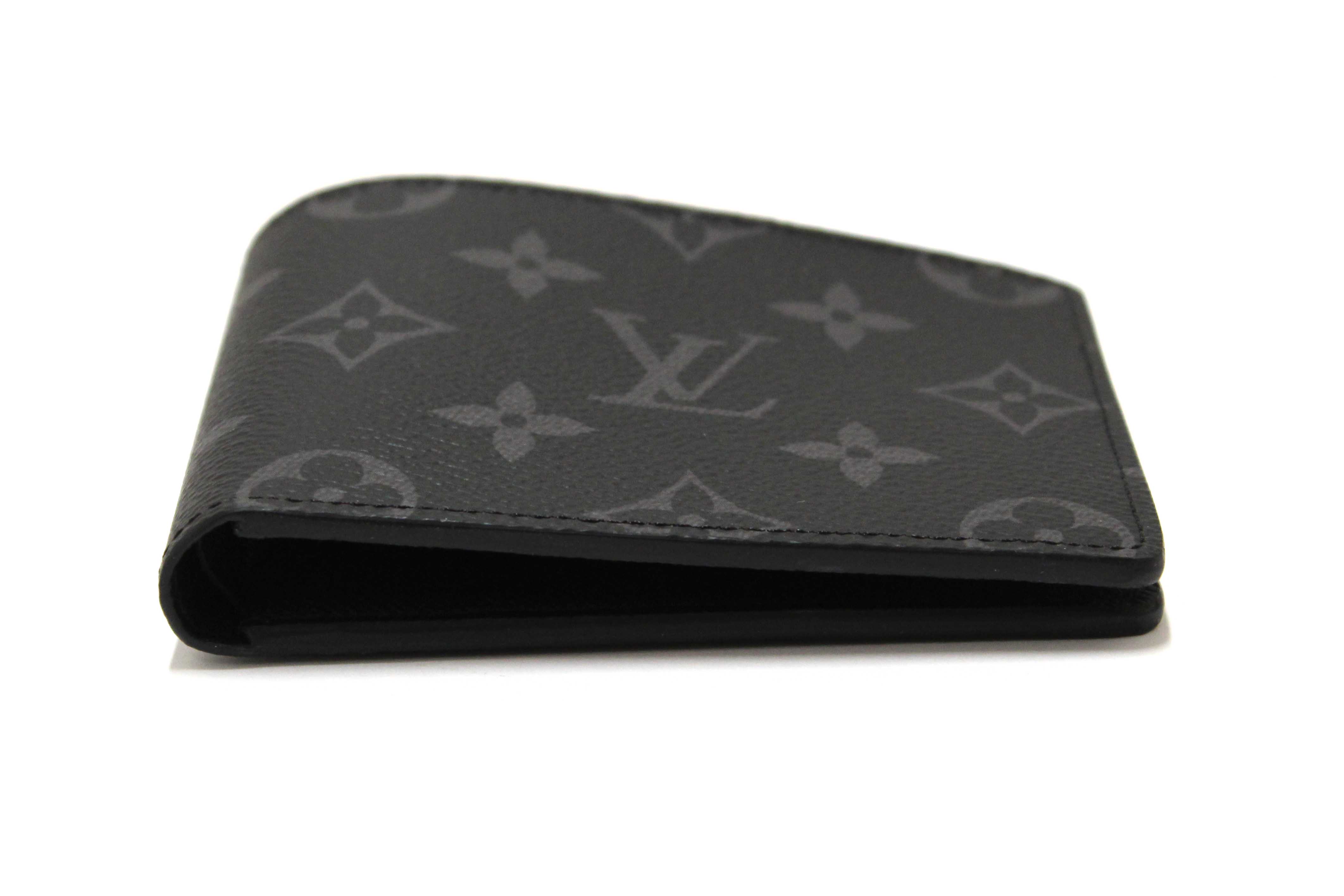 Authentic NEW Louis Vuitton Monogram Eclipse Canvas Slender Men's Wallet