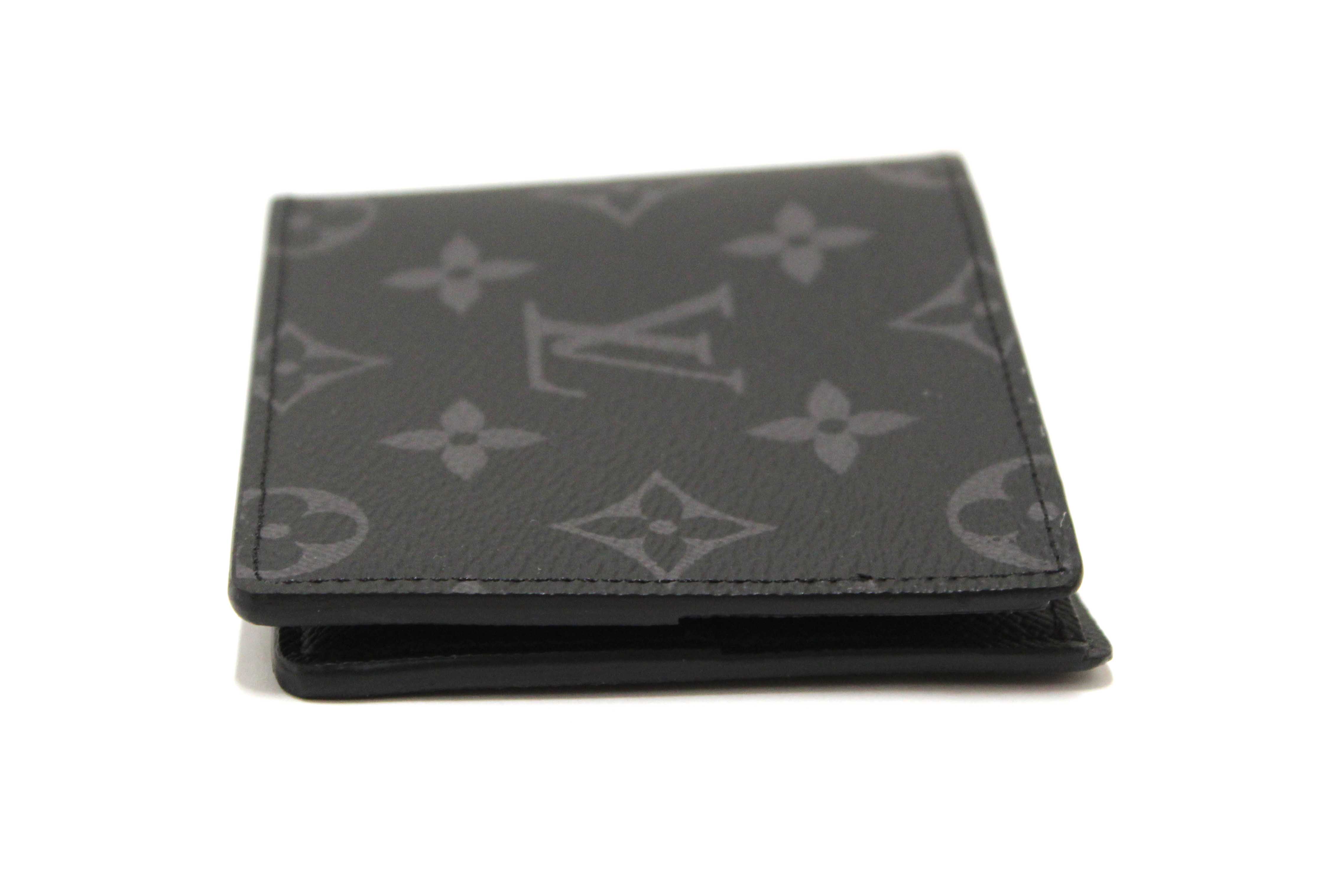 Authentic NEW Louis Vuitton Monogram Eclipse Canvas Slender Men's Wallet