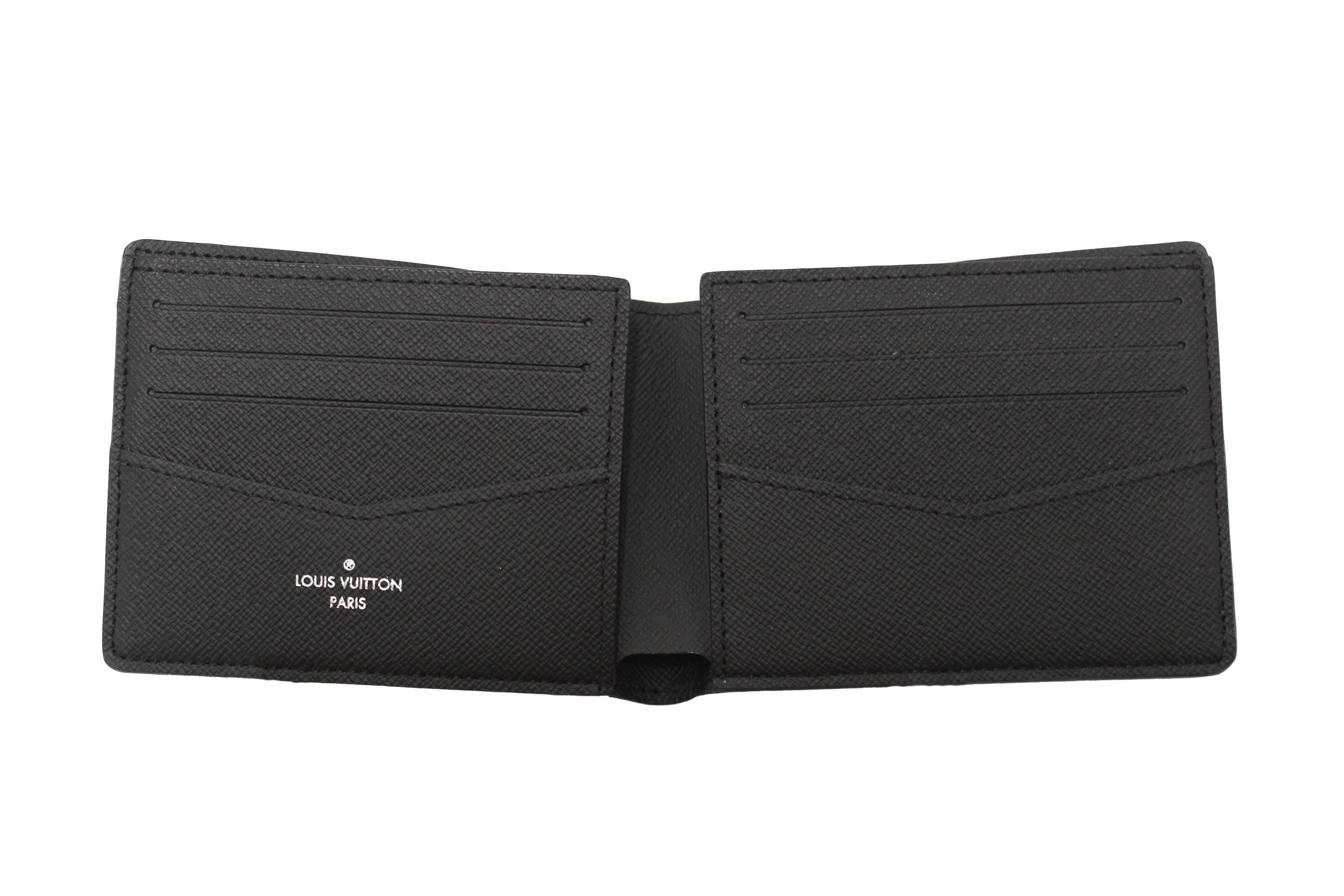 Authentic NEW Louis Vuitton Monogram Eclipse Canvas Slender Men's Wallet