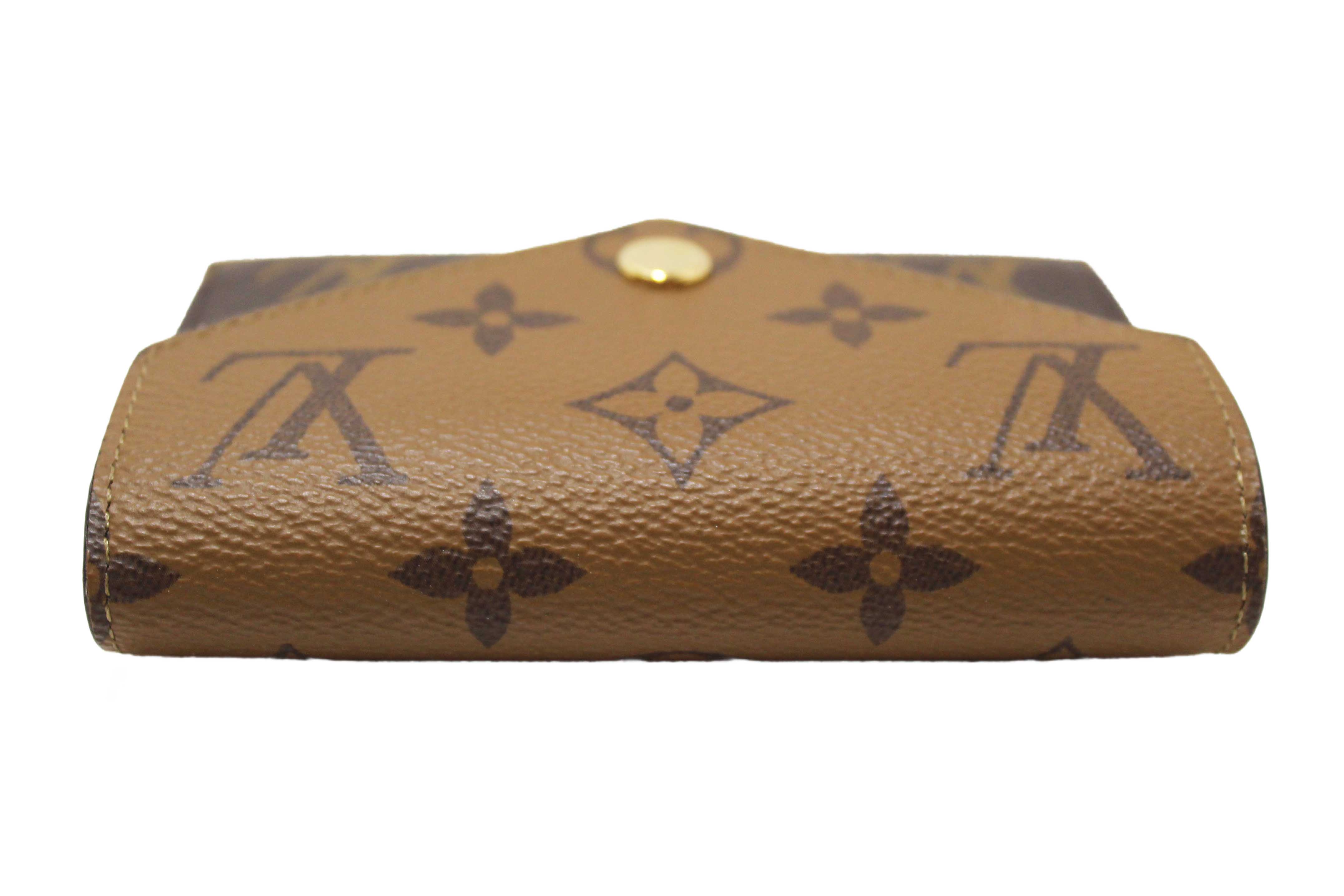 Authentic Louis Vuitton Classic Monogram and Monogram Reverse Canvas Victorine Wallet