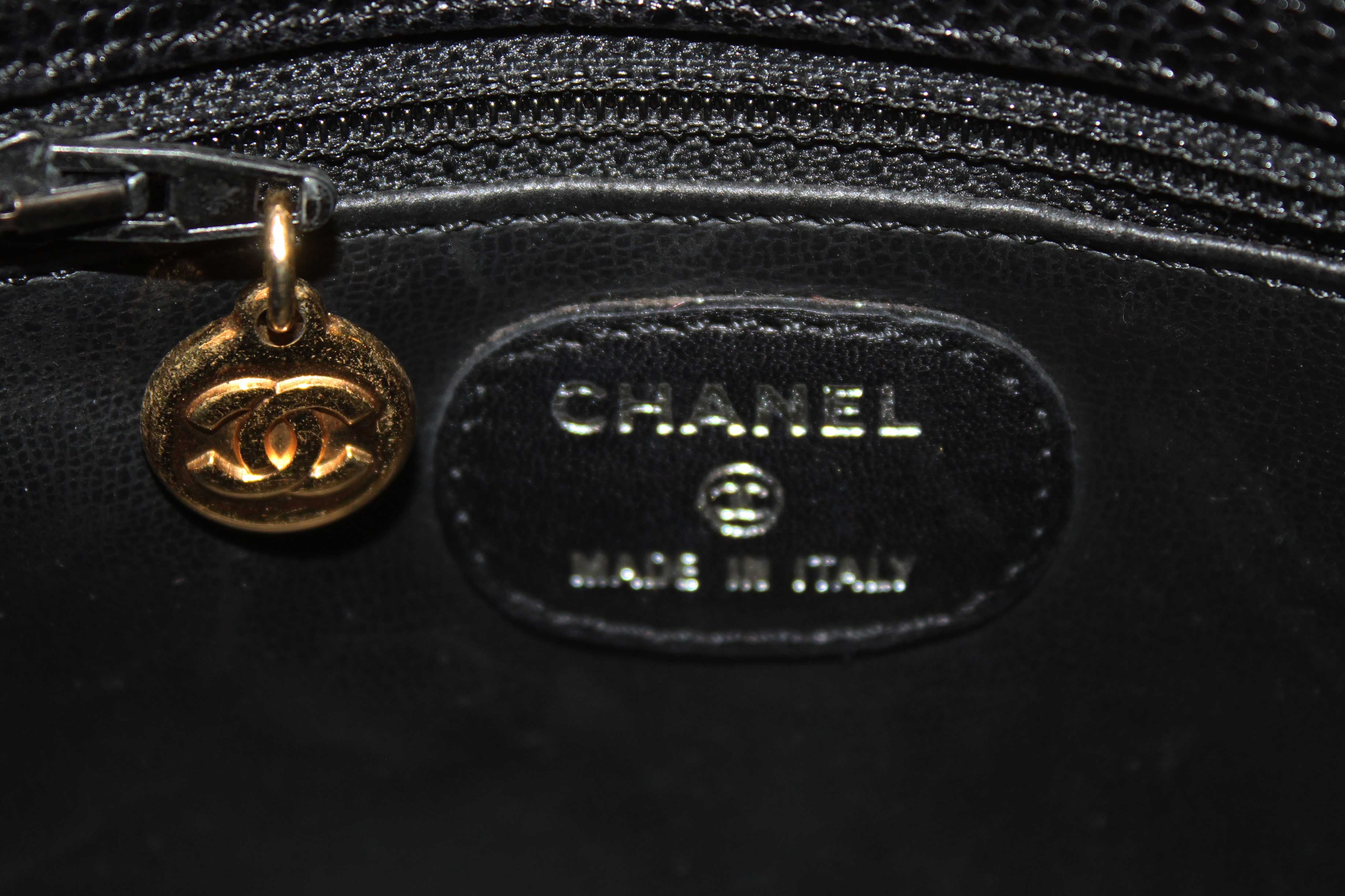 Zipper Original Chanel Sling Bag Pull Vintage Chanel Authentic