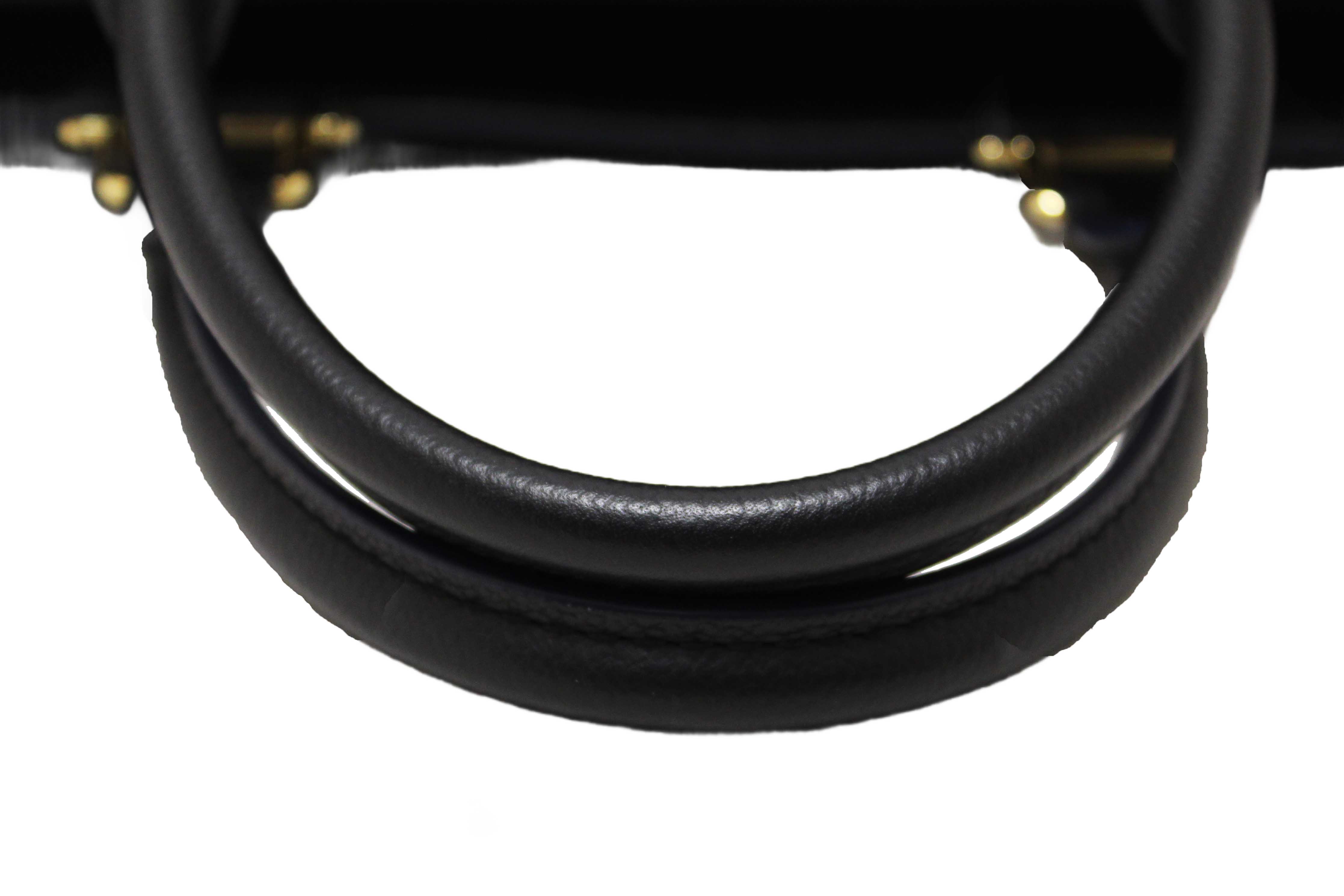 Authentic Louis Vuitton Black Monogram Empreinte Sully MM Tote Bag