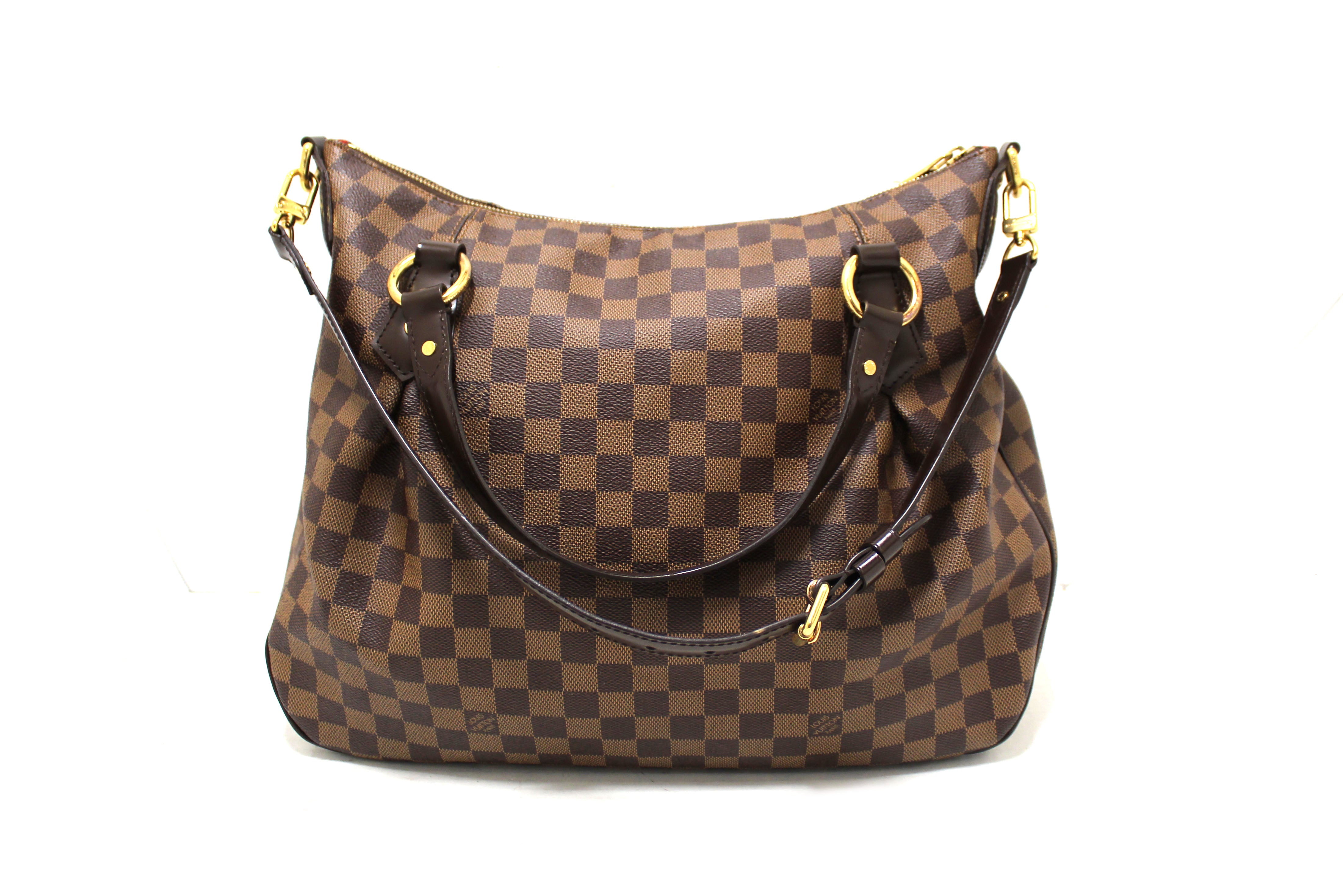 Louis Vuitton, Bags, Louis Vuitton Damier Azur Canvas Leather Saleya Mm  Bag W Lv Dust Bag And Coa