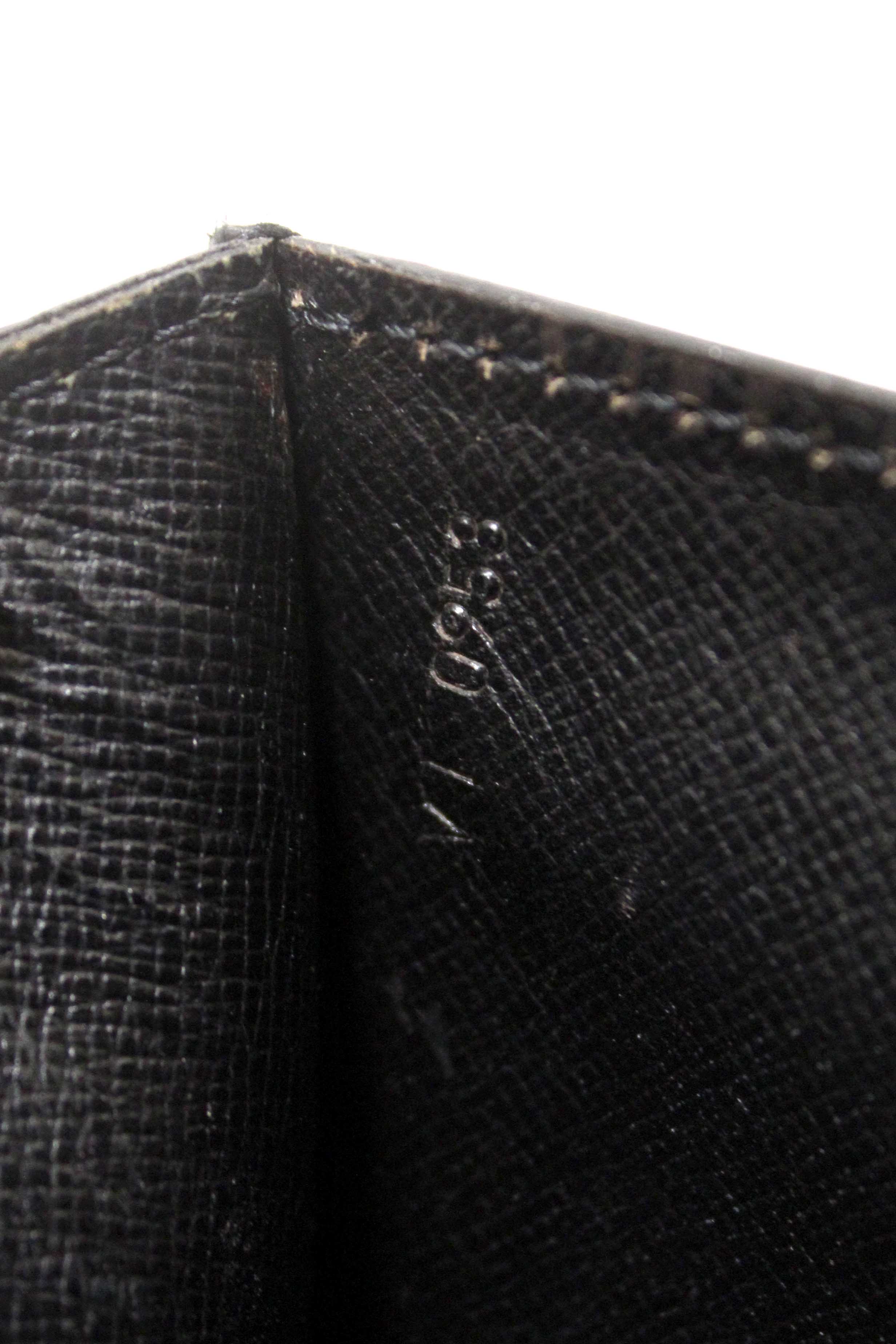 Authentic Louis Vuitton Black Epi Leather Monceau Bag