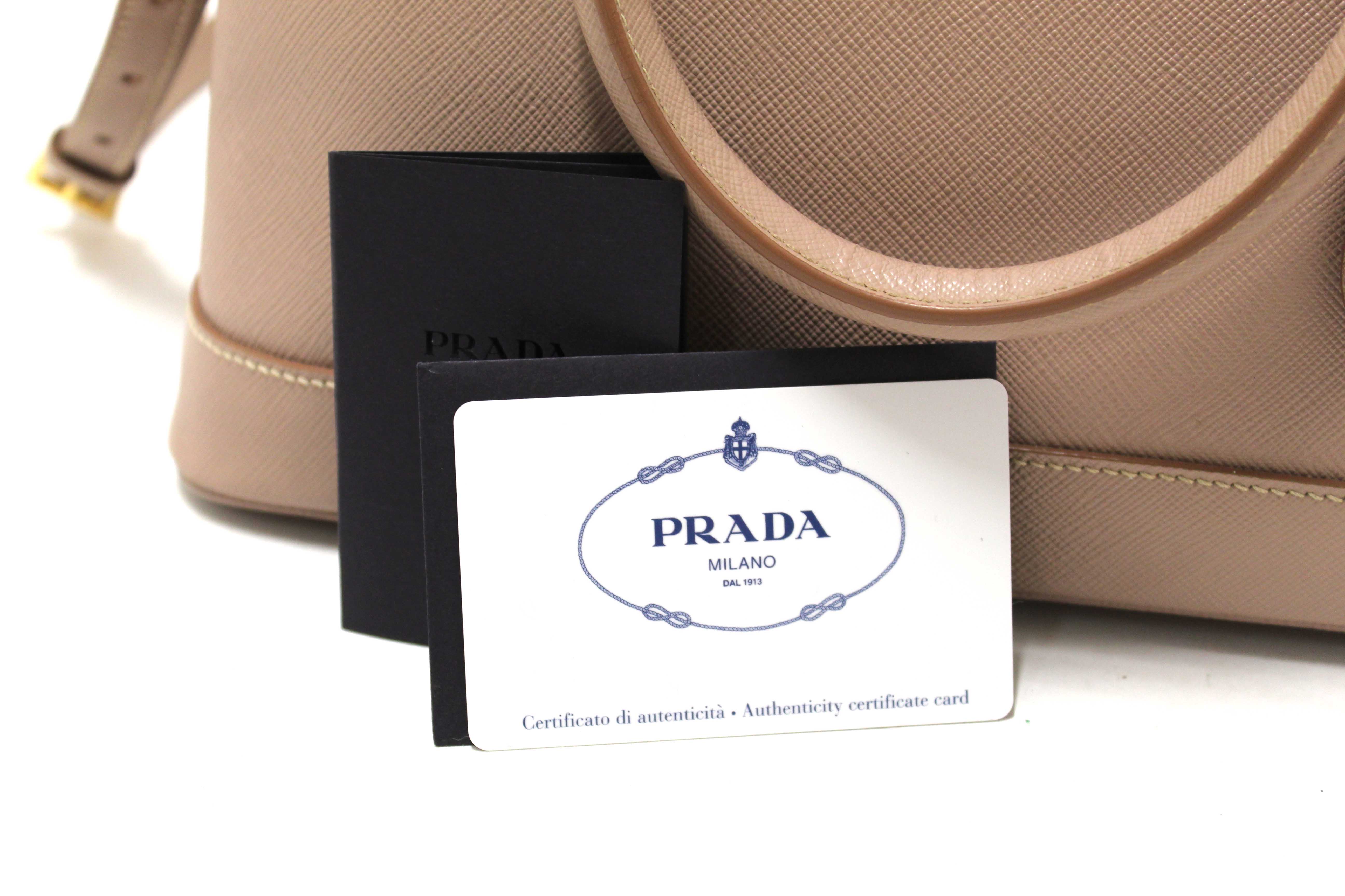 Authentic Prada Cammeo Saffiano Promenade Medium Shoulder Bag
