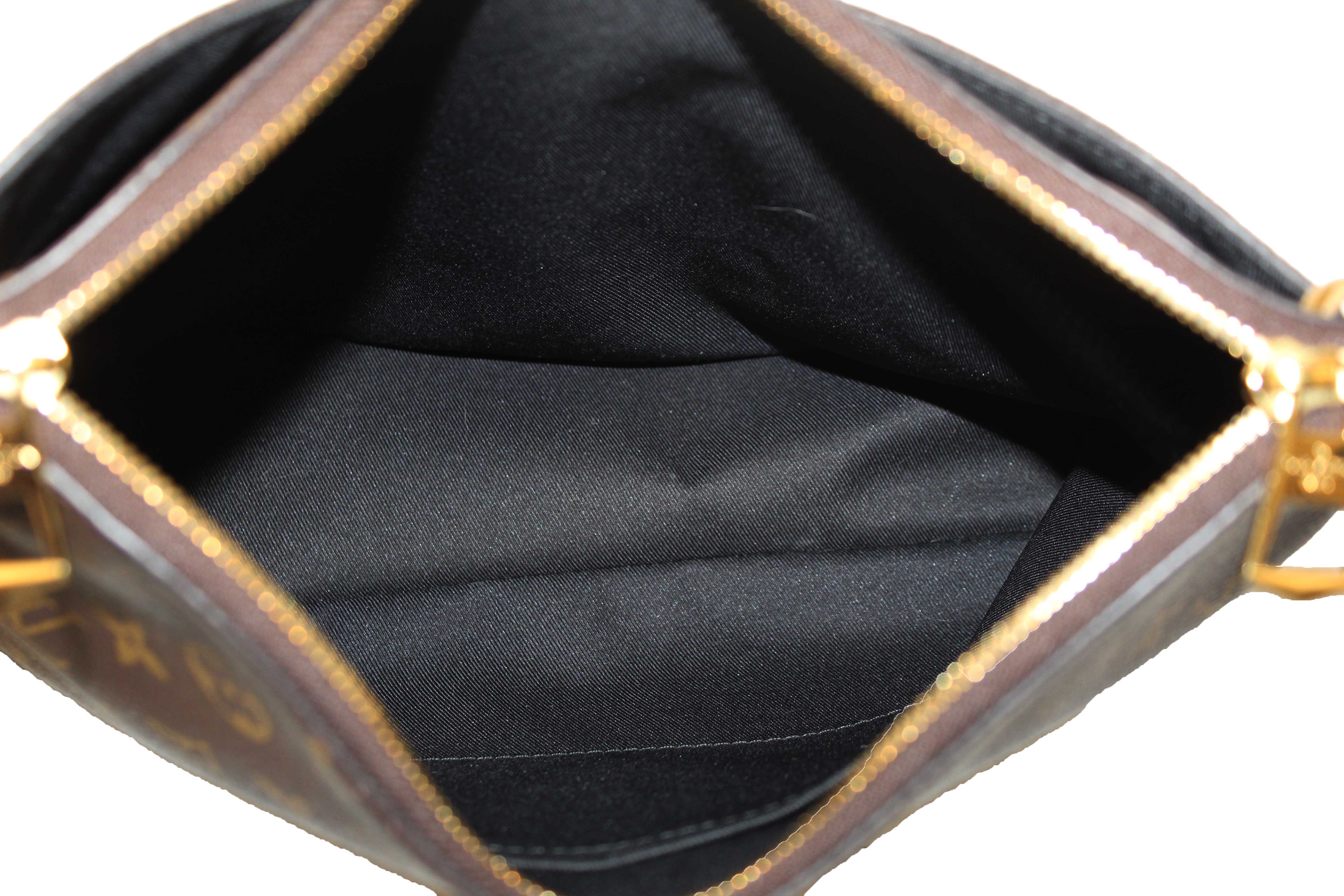 Authentic Louis Vuitton Classic Monogram Odeon MM Messenger Bag
