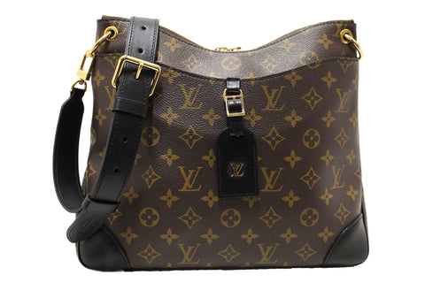 Authentic Louis Vuitton Classic Monogram Odeon MM Messenger Bag