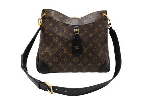 Authentic Louis Vuitton Classic Monogram Odeon MM Messenger Bag