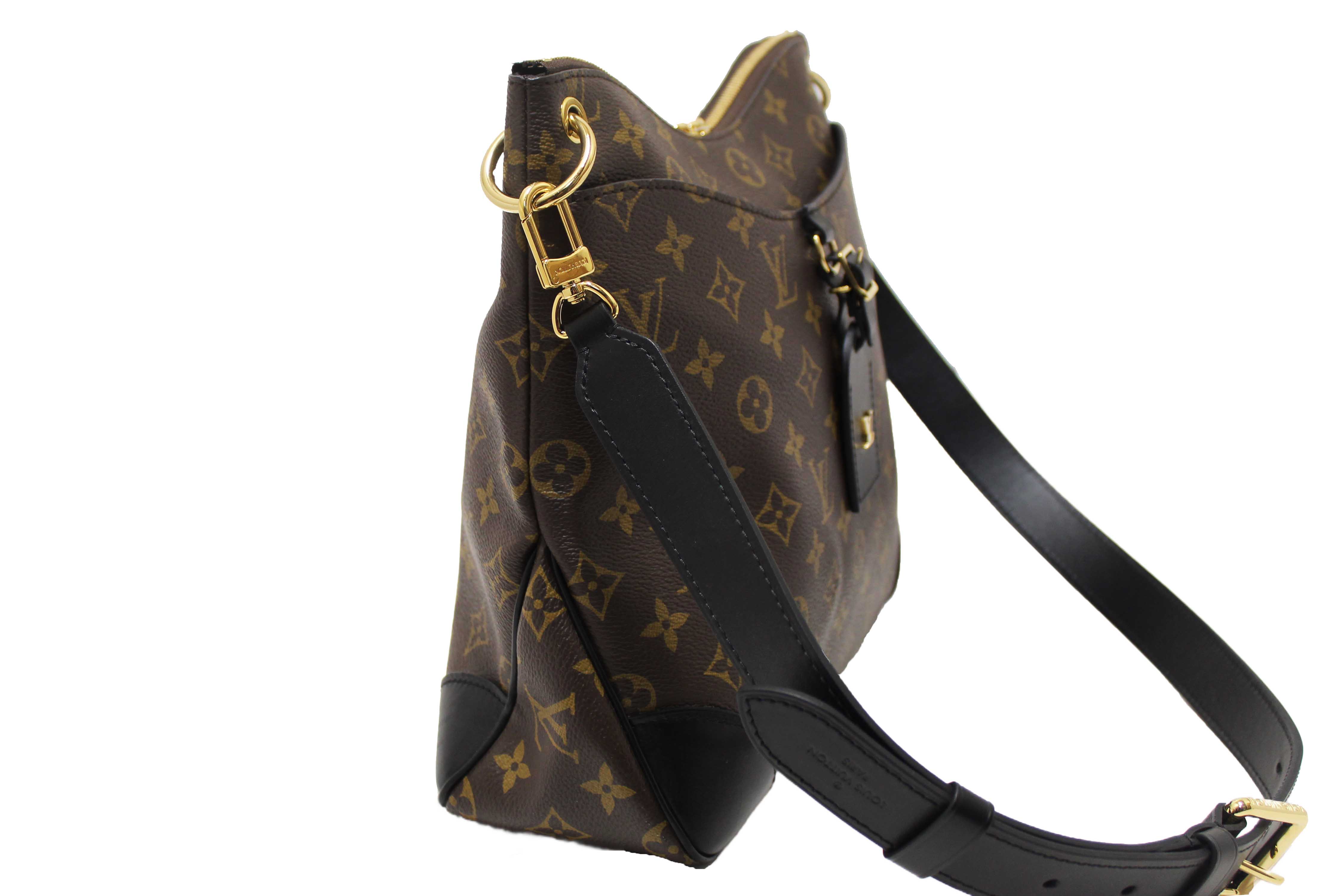 Authentic Louis Vuitton Classic Monogram Odeon MM Messenger Bag