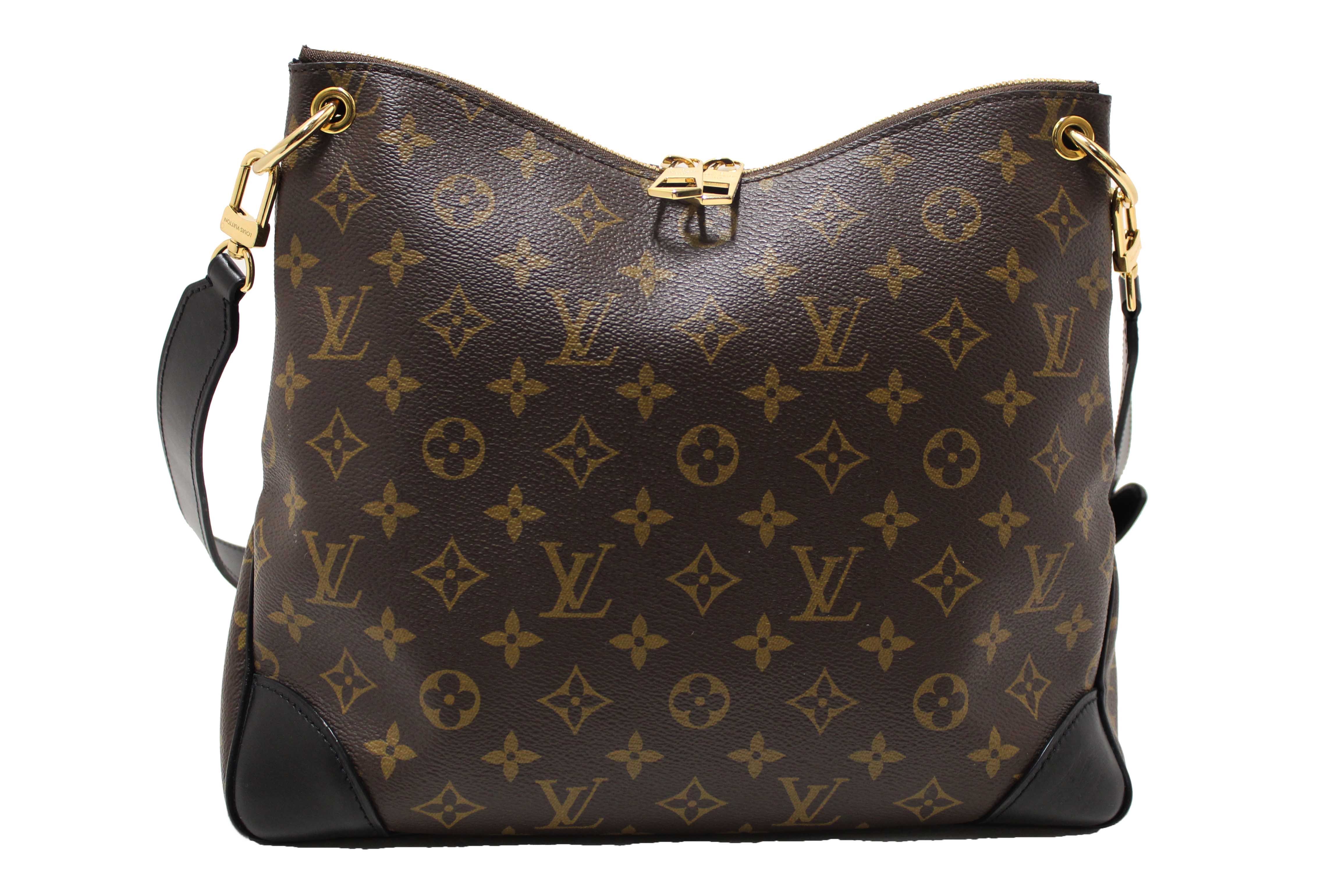 Authentic Louis Vuitton Classic Monogram Odeon MM Messenger Bag