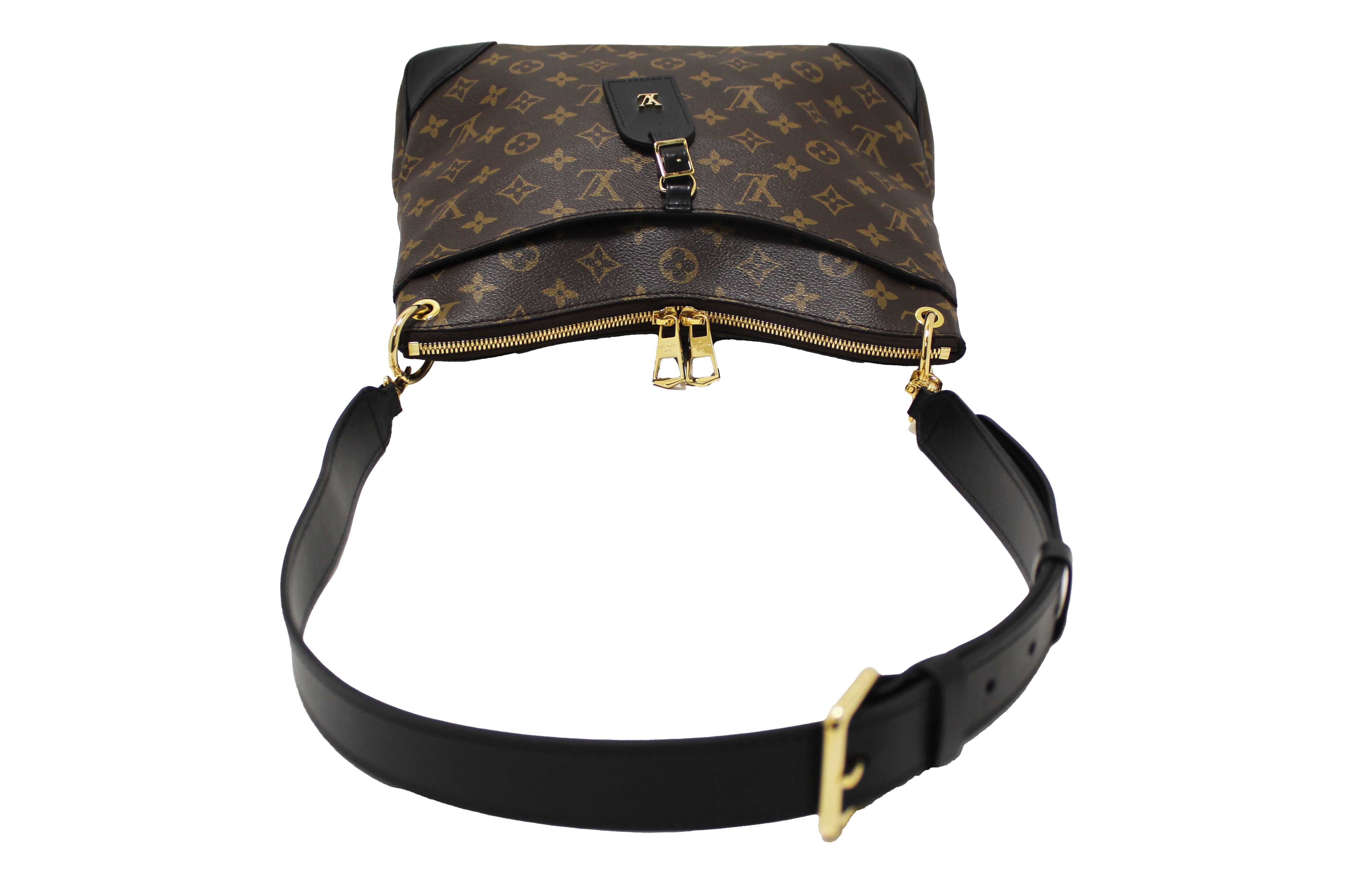 Authentic Louis Vuitton Classic Monogram Odeon MM Messenger Bag