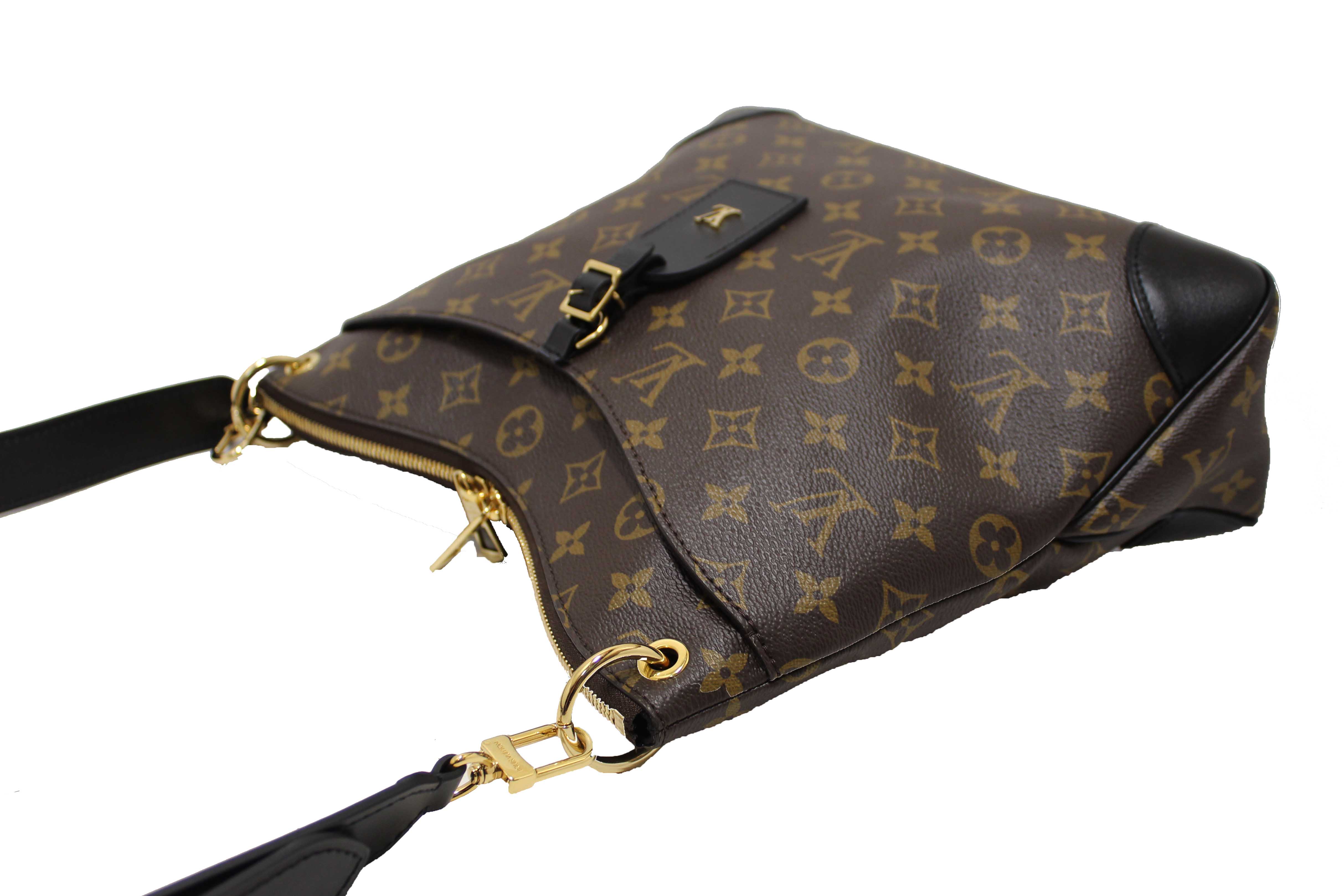 Authentic Louis Vuitton Classic Monogram Odeon MM Messenger Bag