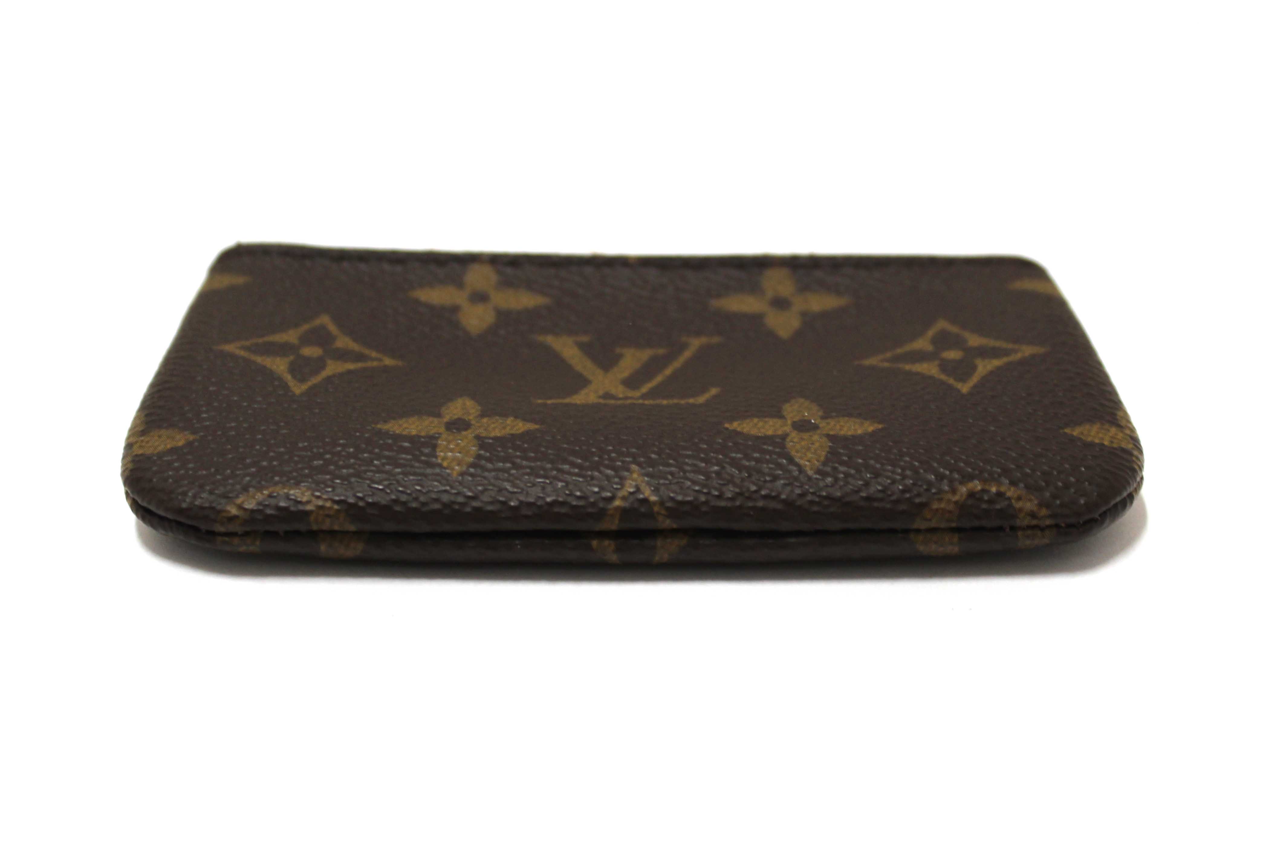 Authentic Louis Vuitton Classic Monogram Canvas Key Pouch