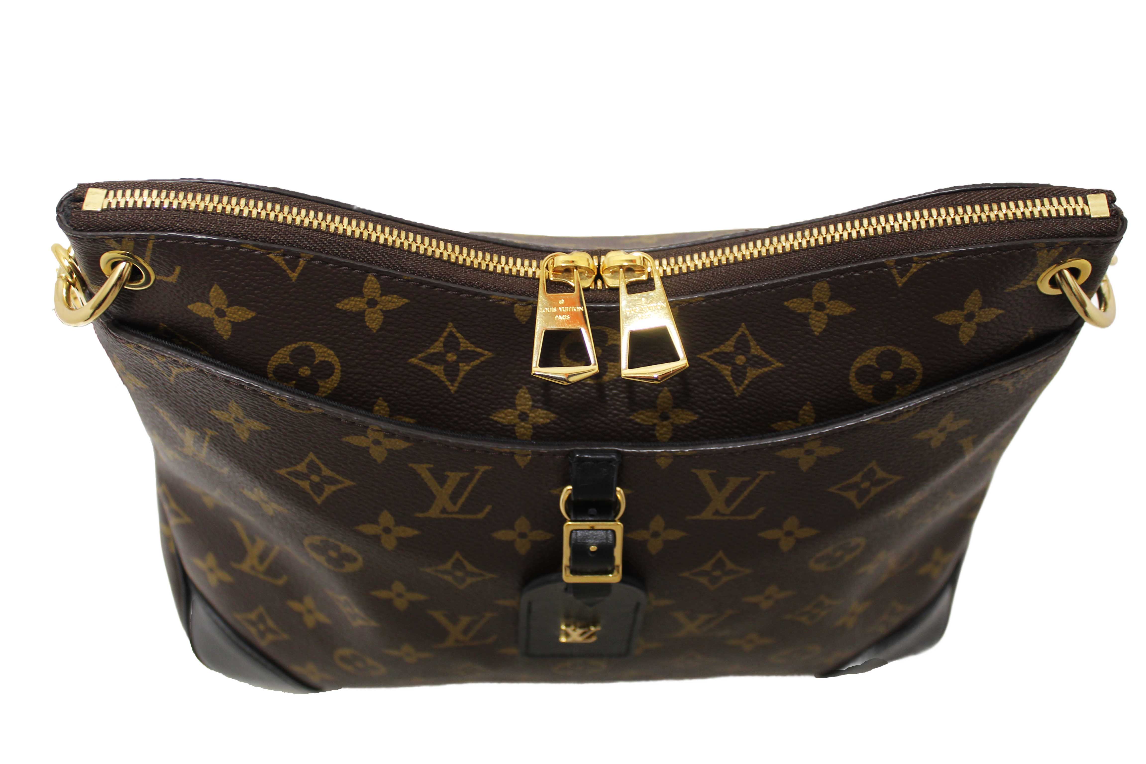 Authentic Louis Vuitton Classic Monogram Odeon MM Messenger Bag