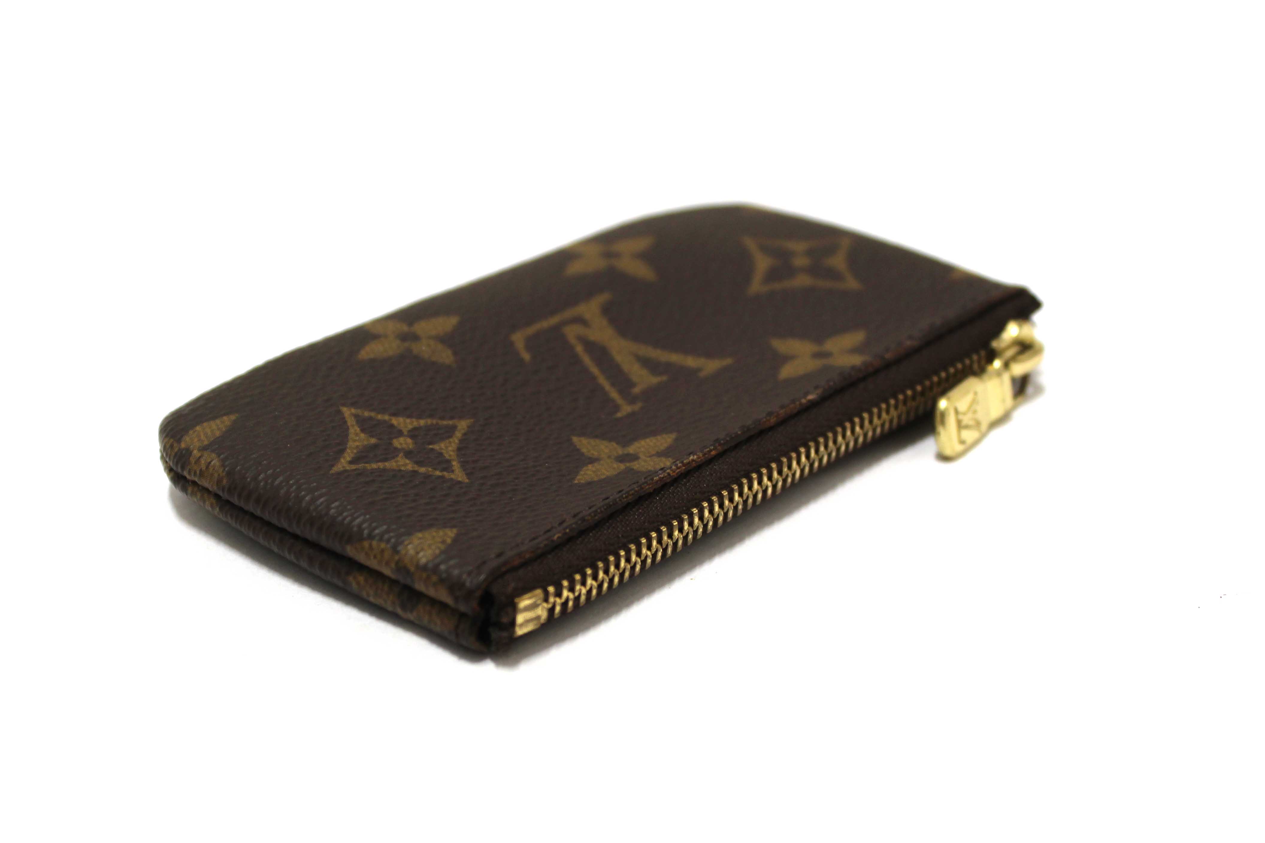 Authentic Louis Vuitton Classic Monogram Canvas Key Pouch