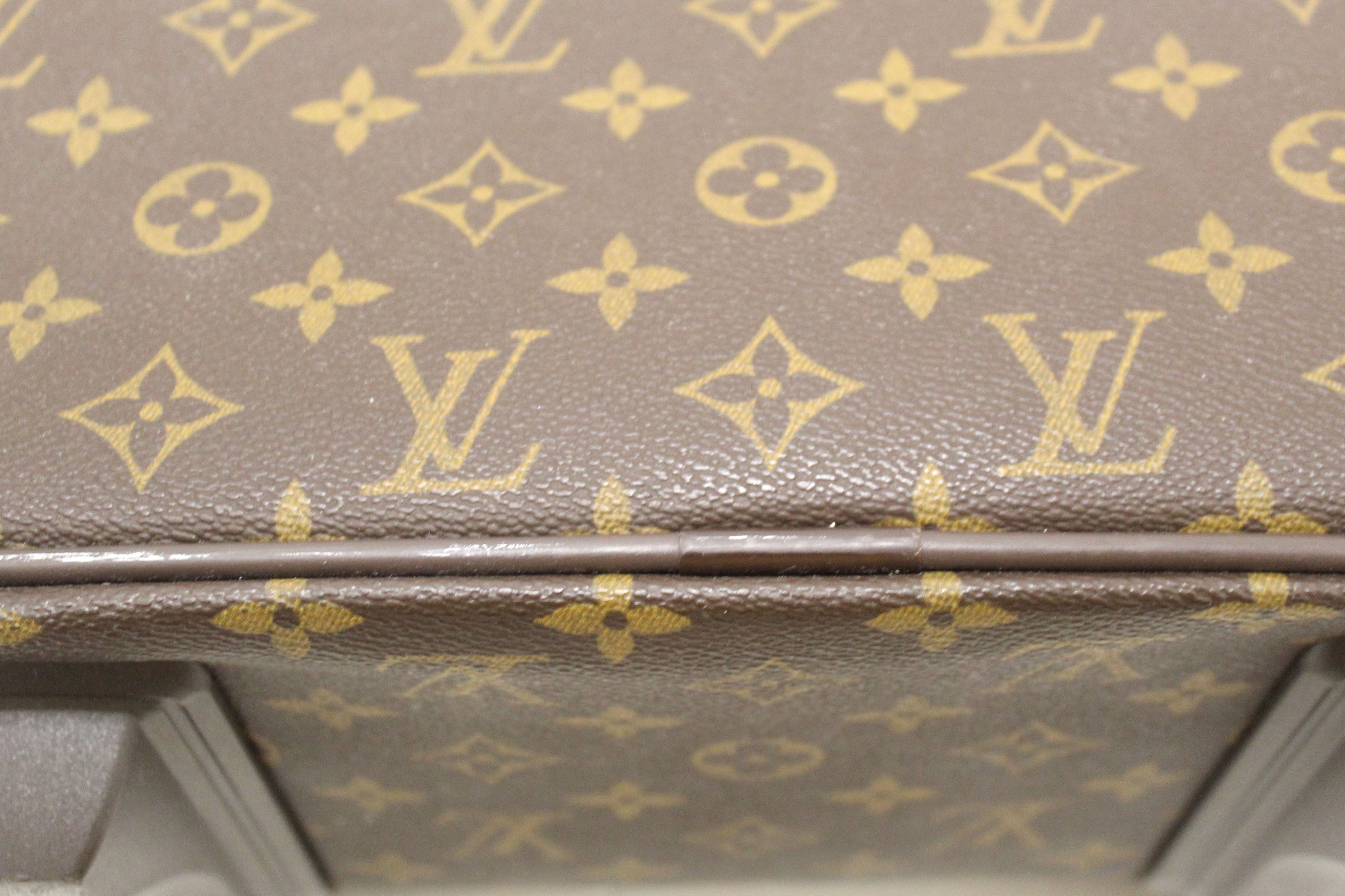 Authentic Louis Vuitton Classic Monogram Pegase 45 Luggage Rolling Suitcase